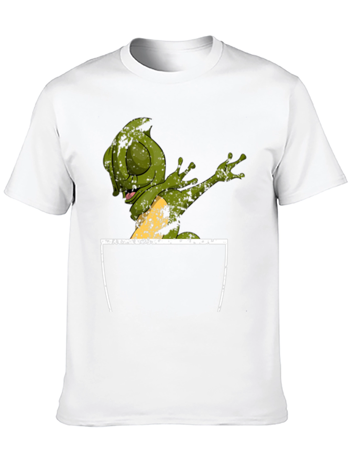 Dabbing Green Lizard T-Shirt