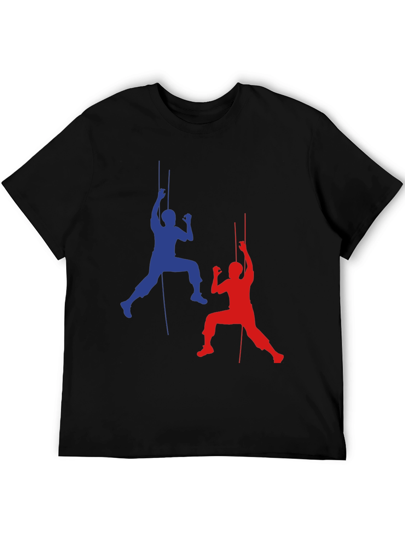 Rock Climbing Silhouette Graphic T-Shirt