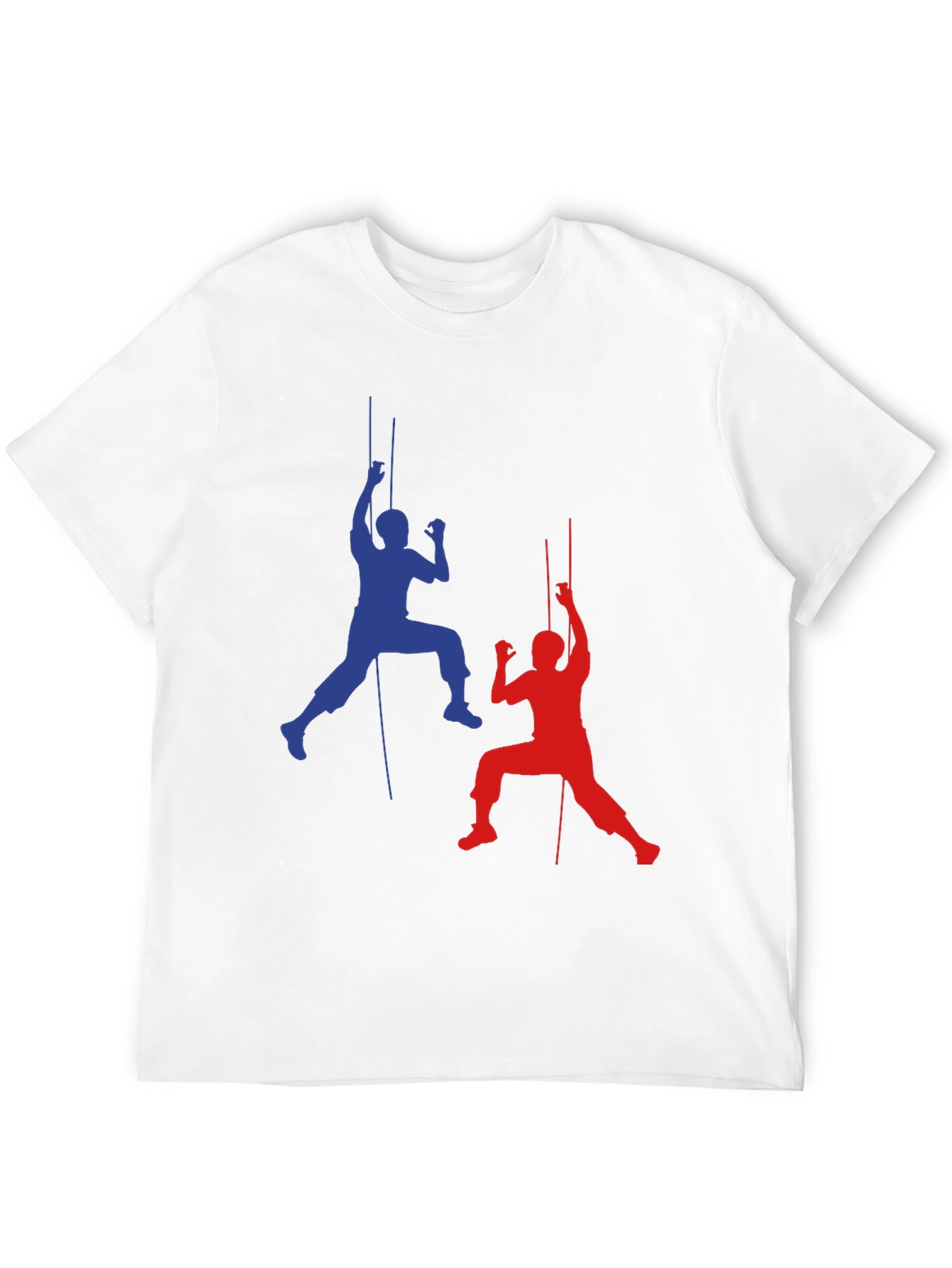 Rock Climbing Silhouette Graphic T-Shirt