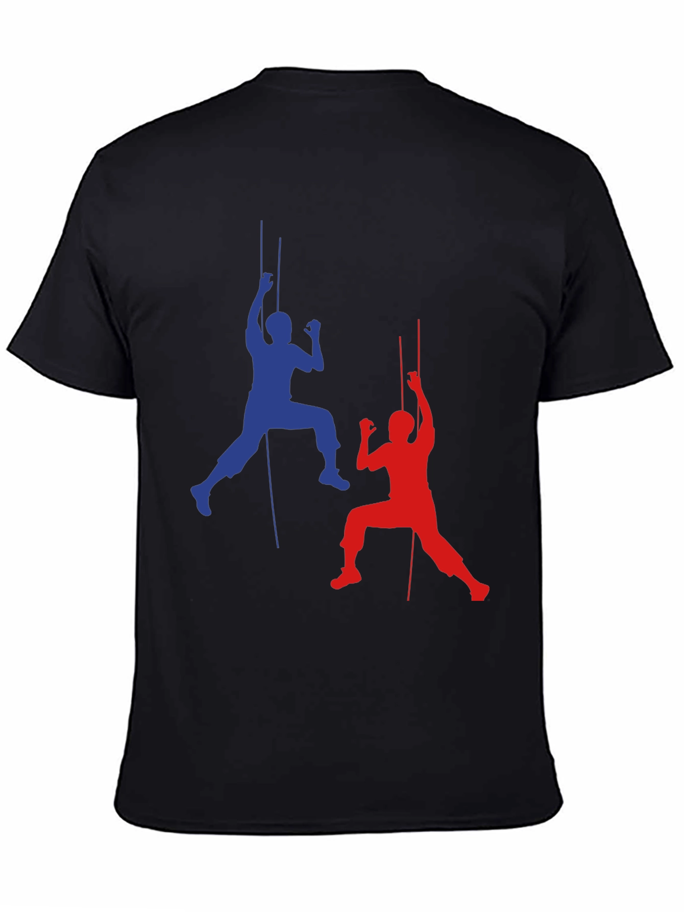 Rock Climbing Silhouette Graphic T-Shirt