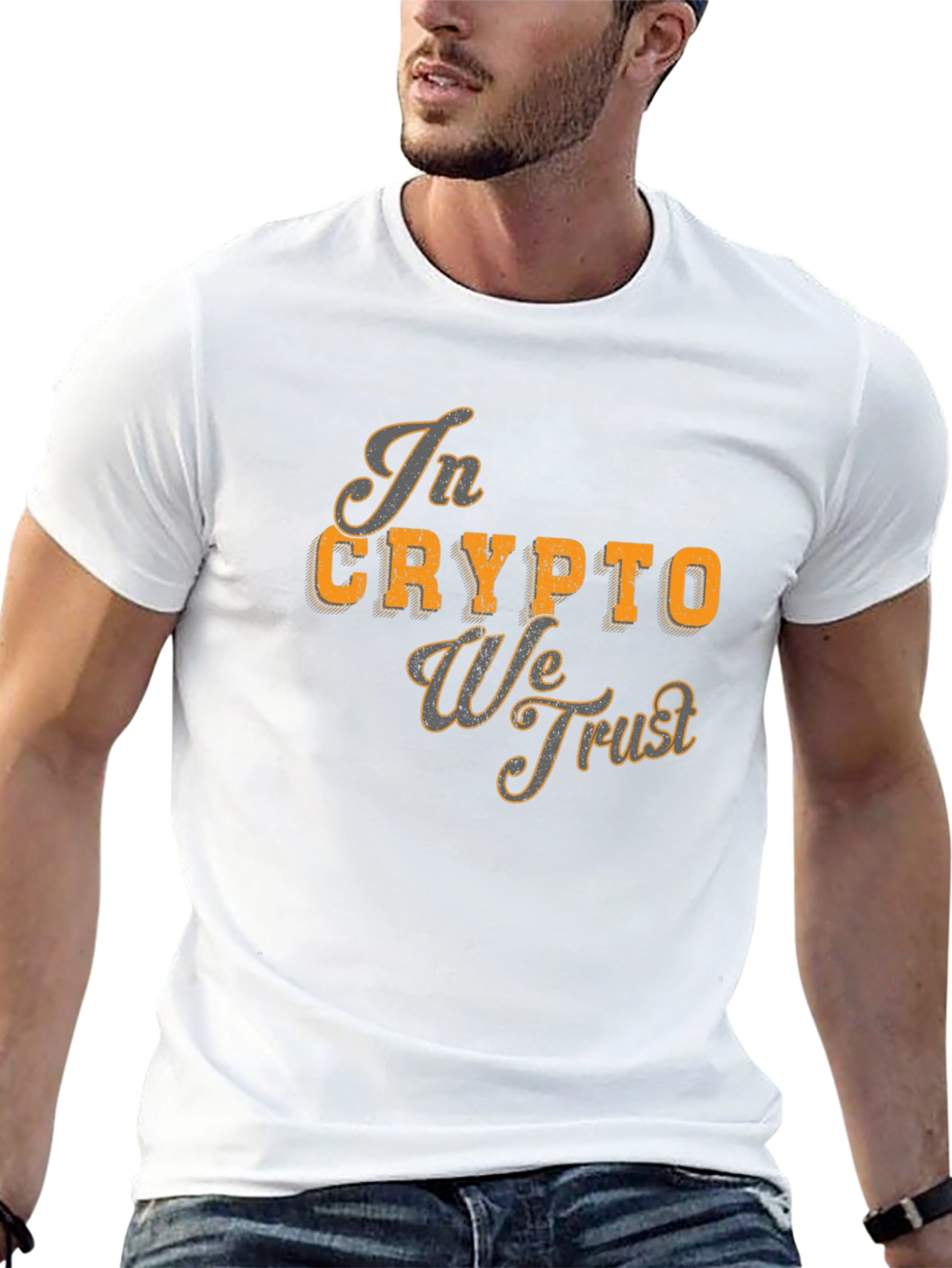 In Crypto We Trust Black T-Shirt