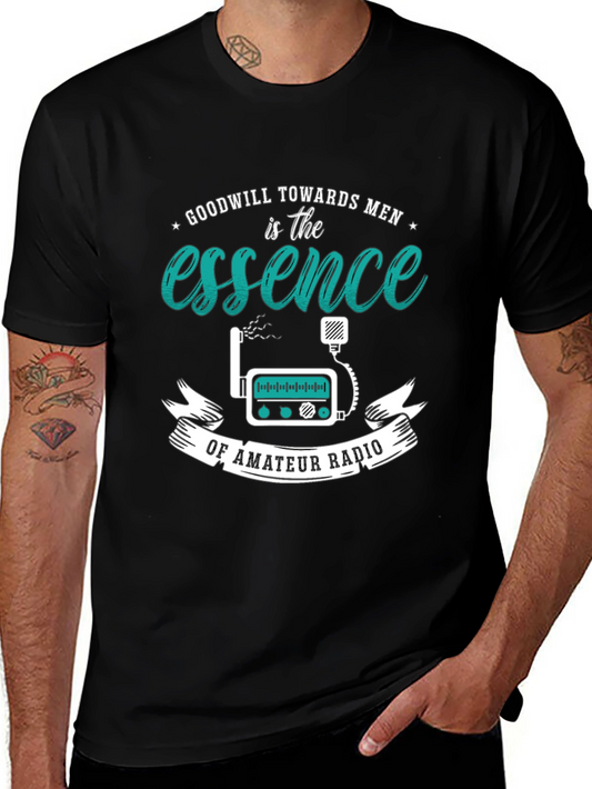 Amateur Radio Essence Graphic Tee - Goodwill Towards Men