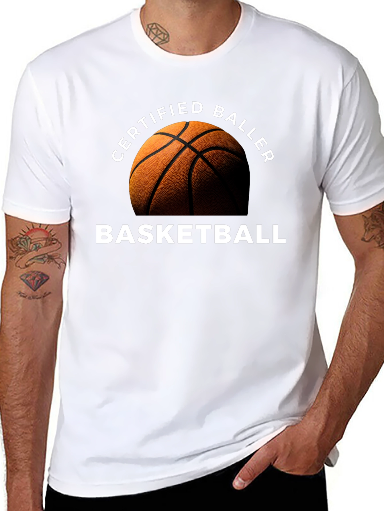 Certified Baller Basketball Graphic T-Shirt