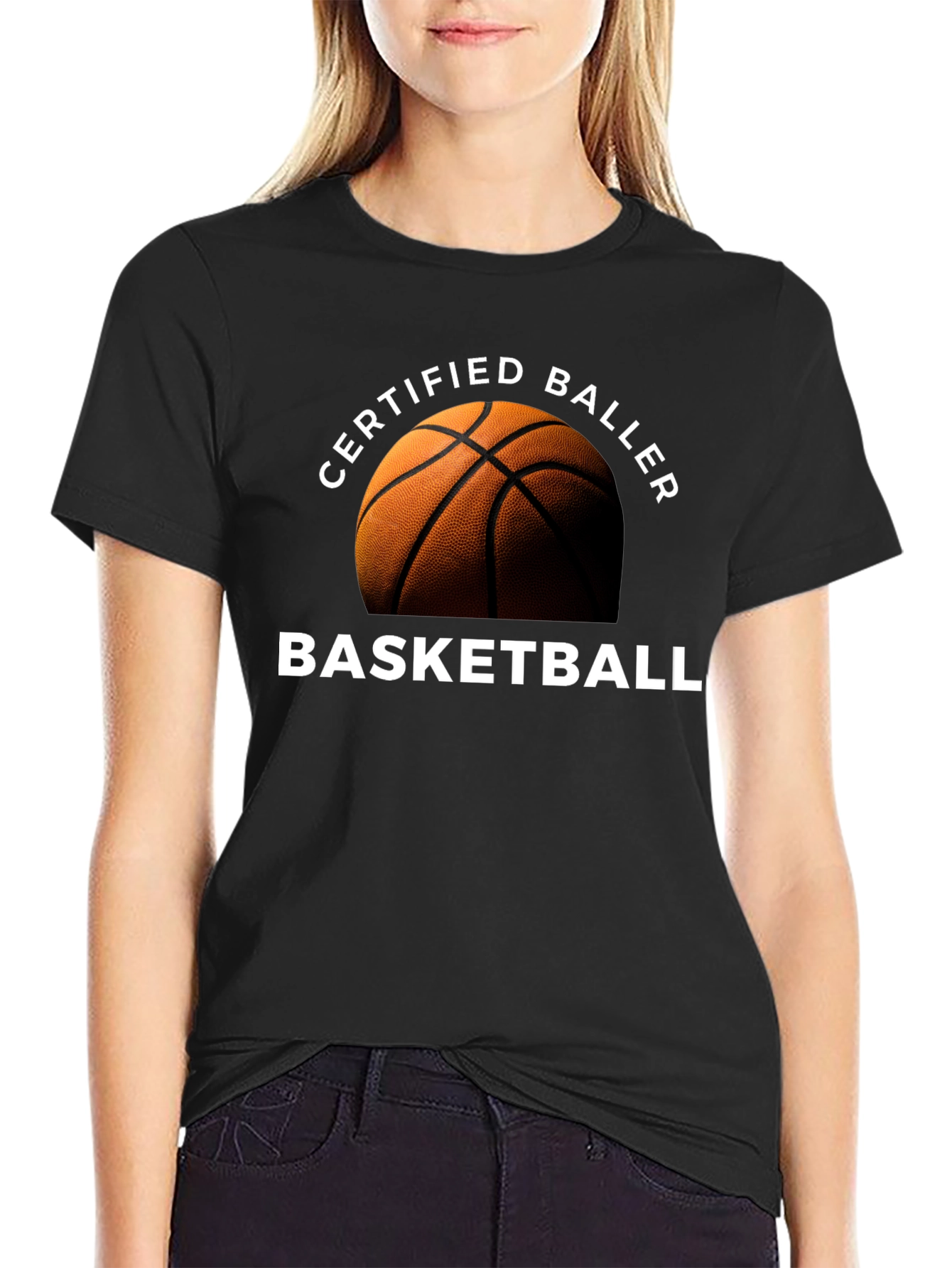 Certified Baller Basketball Graphic T-Shirt