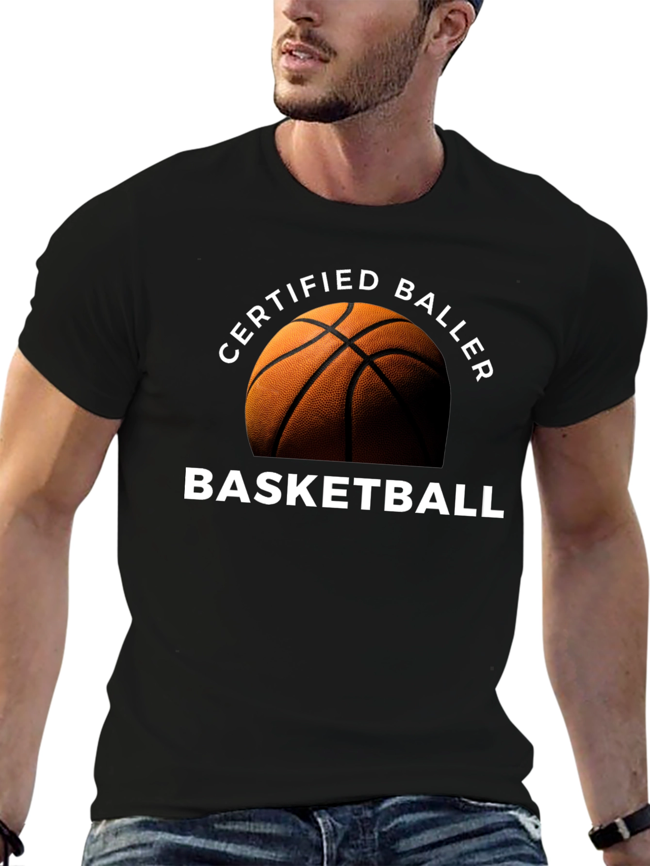 Certified Baller Basketball Graphic T-Shirt