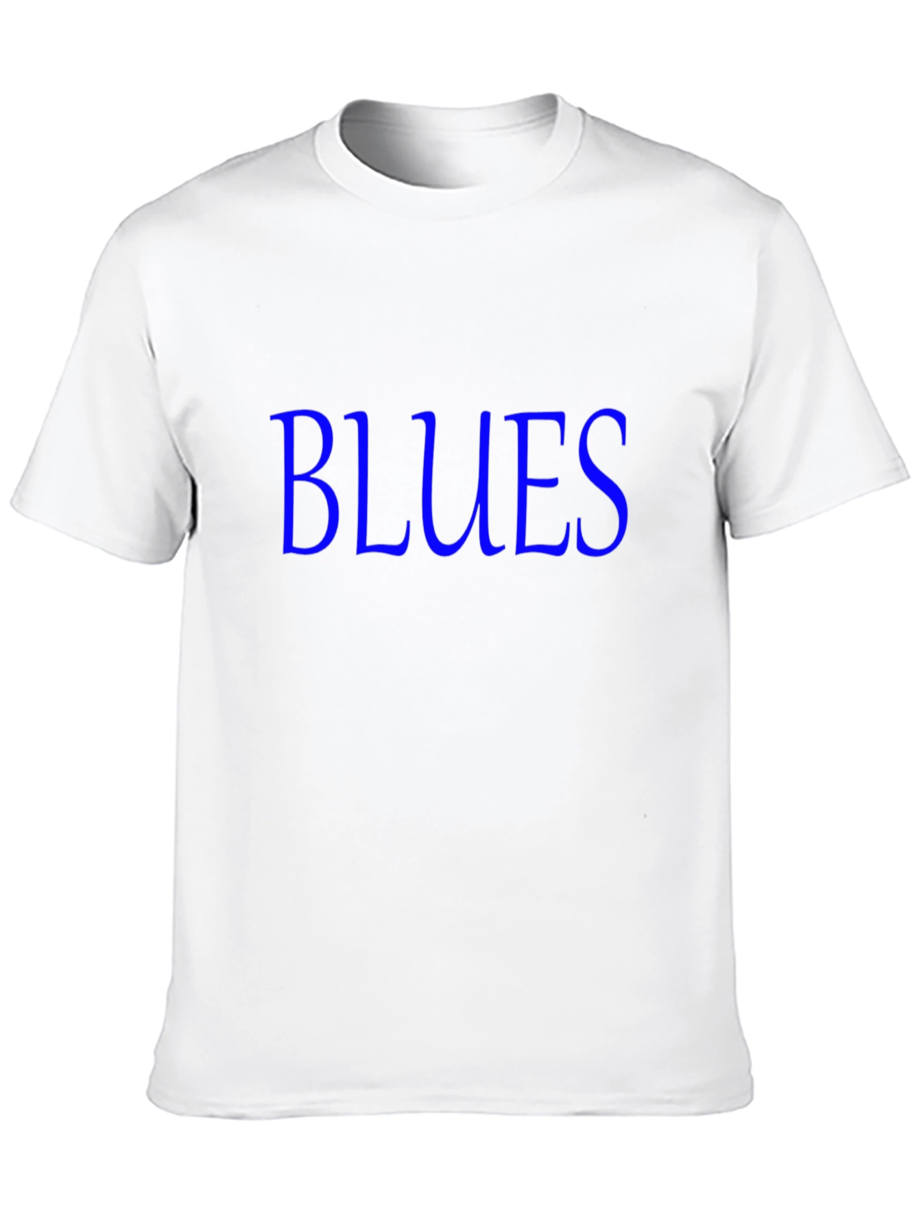 Blues Graphic Print Black T-Shirt
