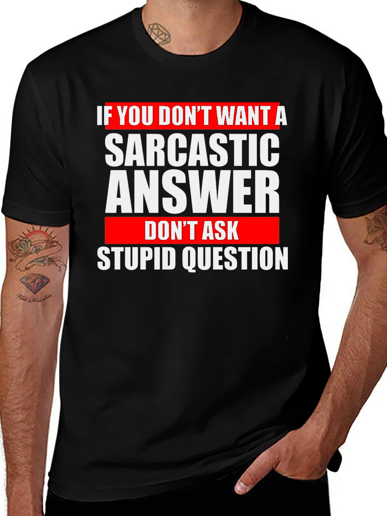 Sarcastic Answer T-Shirt - Funny Graphic Tee