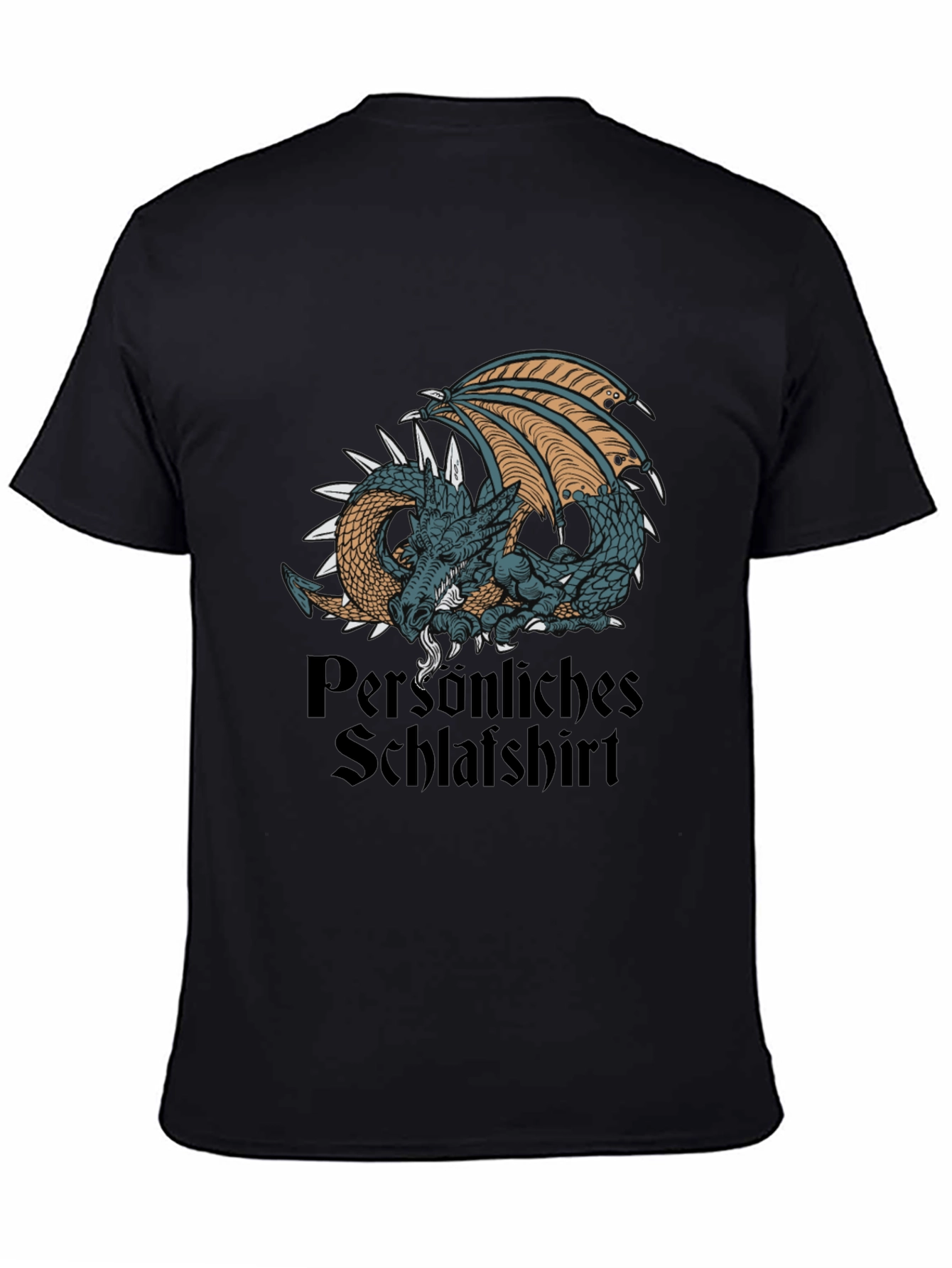 Dragon Schlafshirt Black T-Shirt