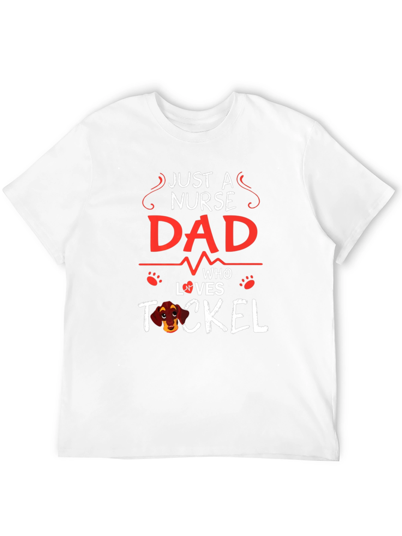 Nurse Dad T-Shirt - Dachshund Lover