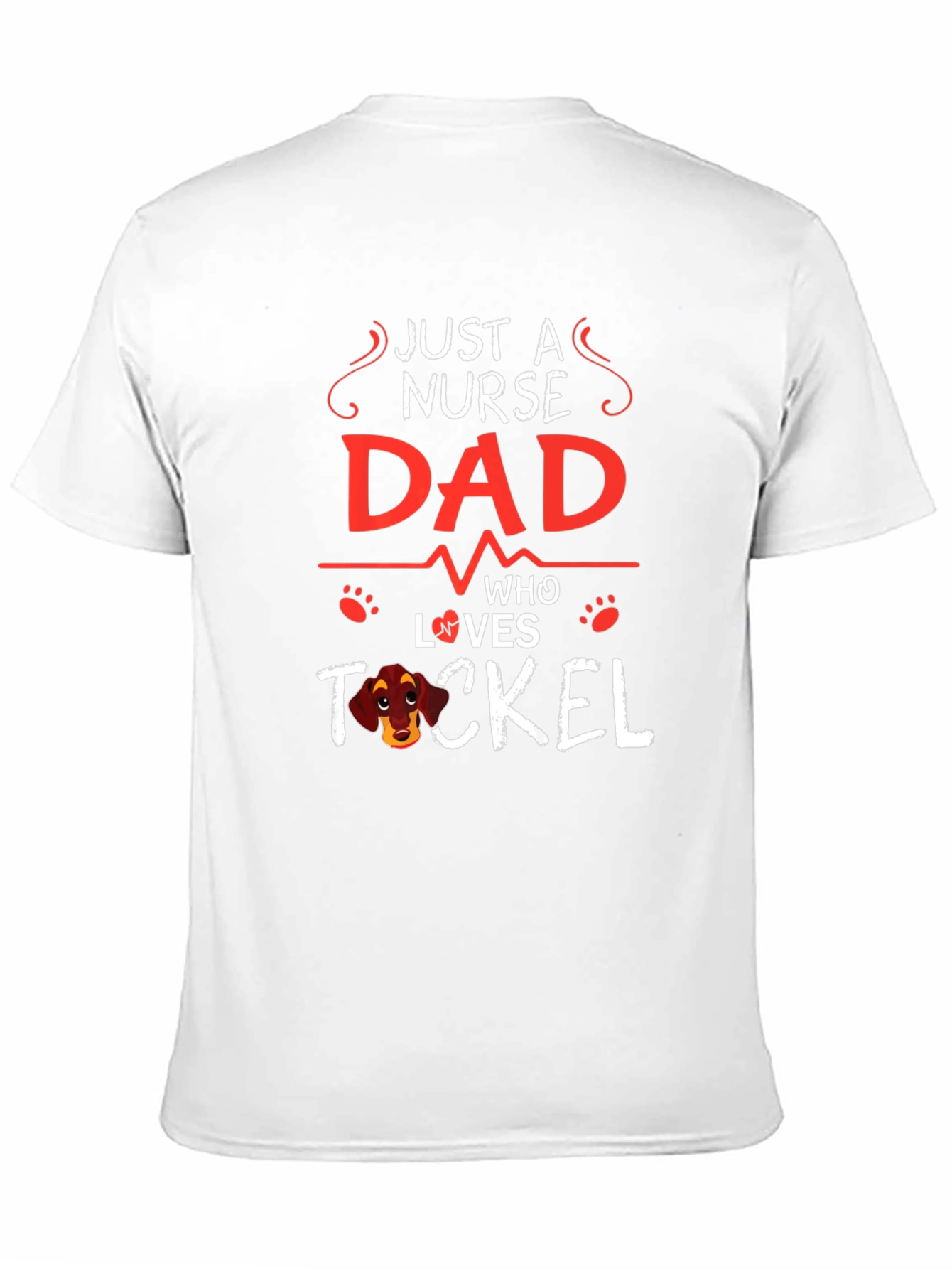 Nurse Dad T-Shirt - Dachshund Lover