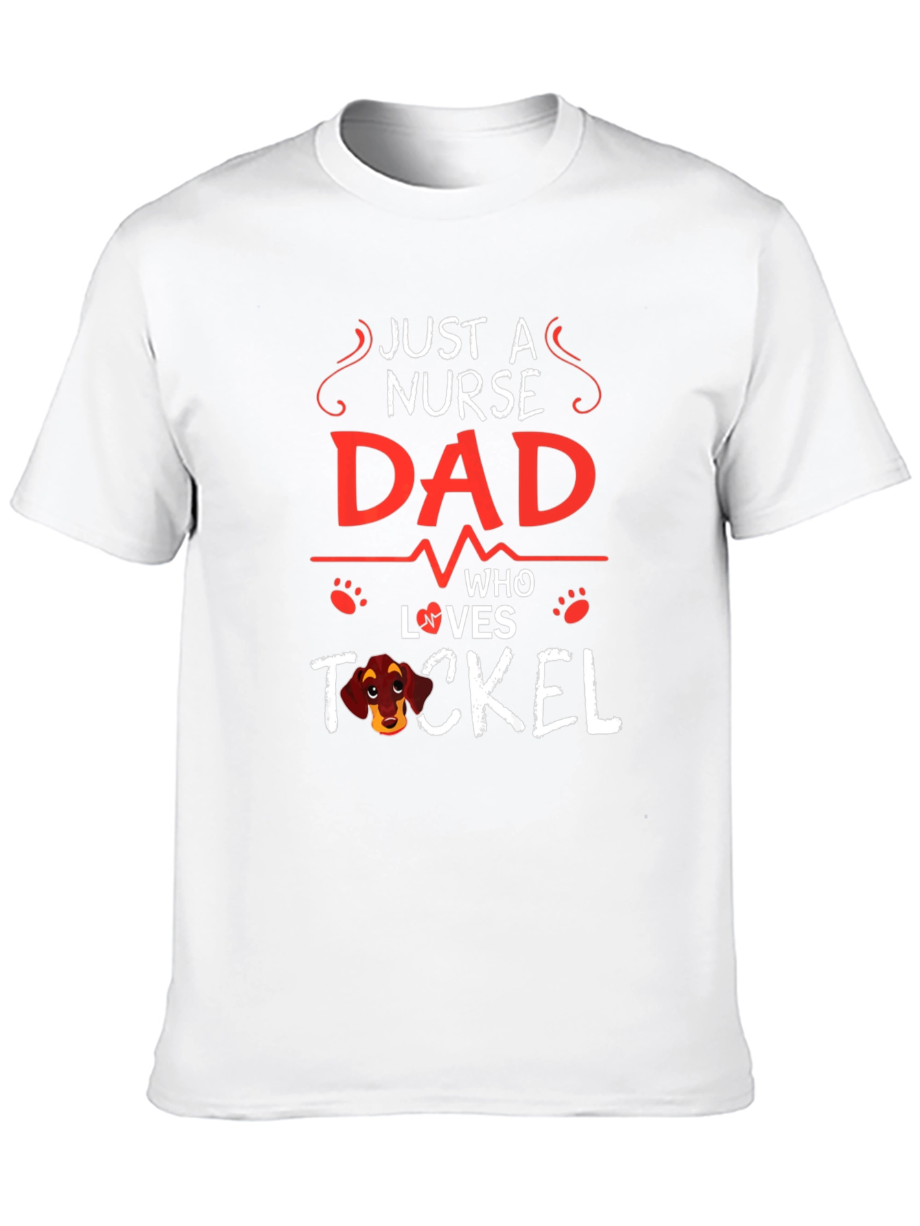 Nurse Dad T-Shirt - Dachshund Lover
