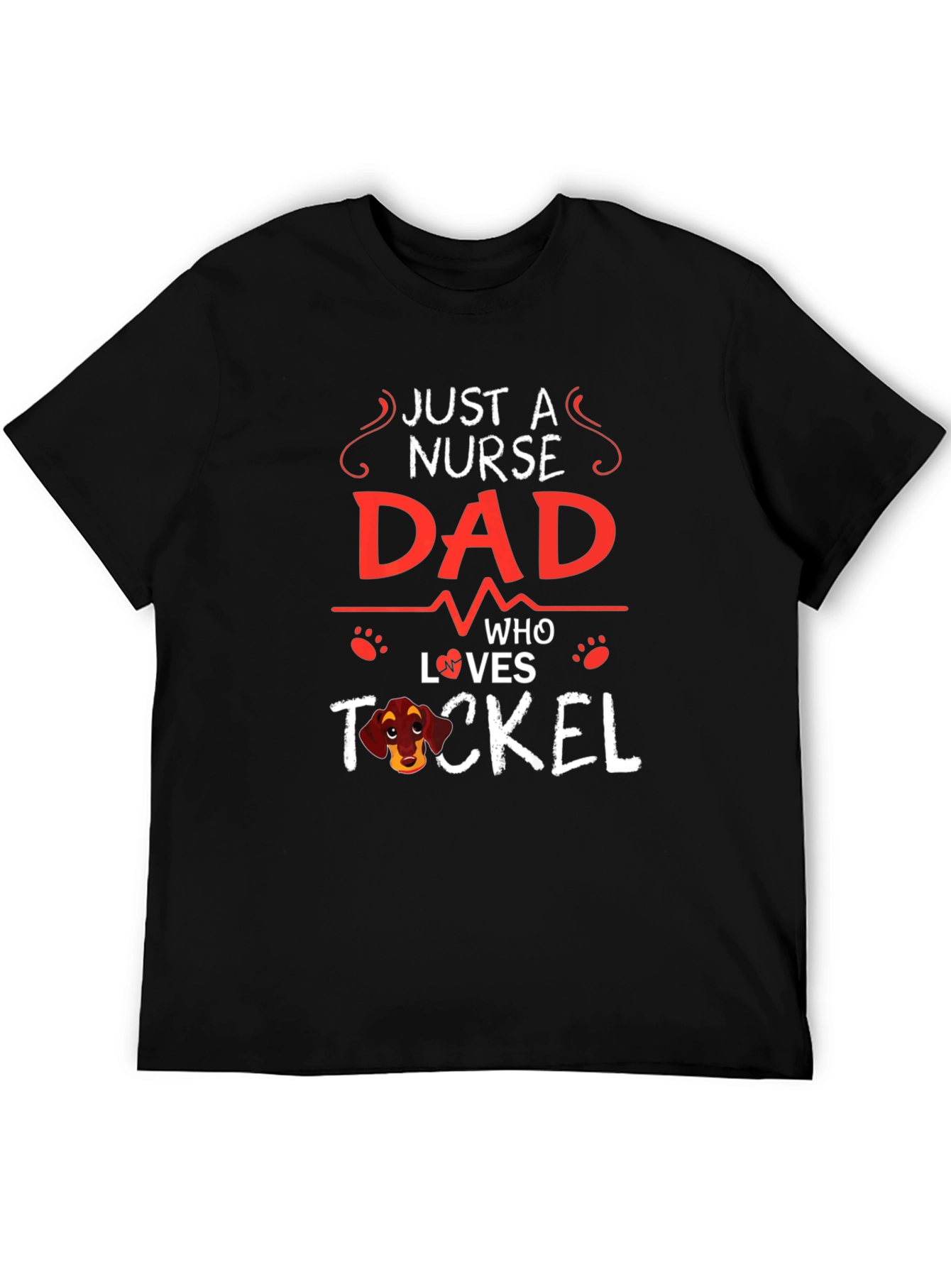 Nurse Dad T-Shirt - Dachshund Lover