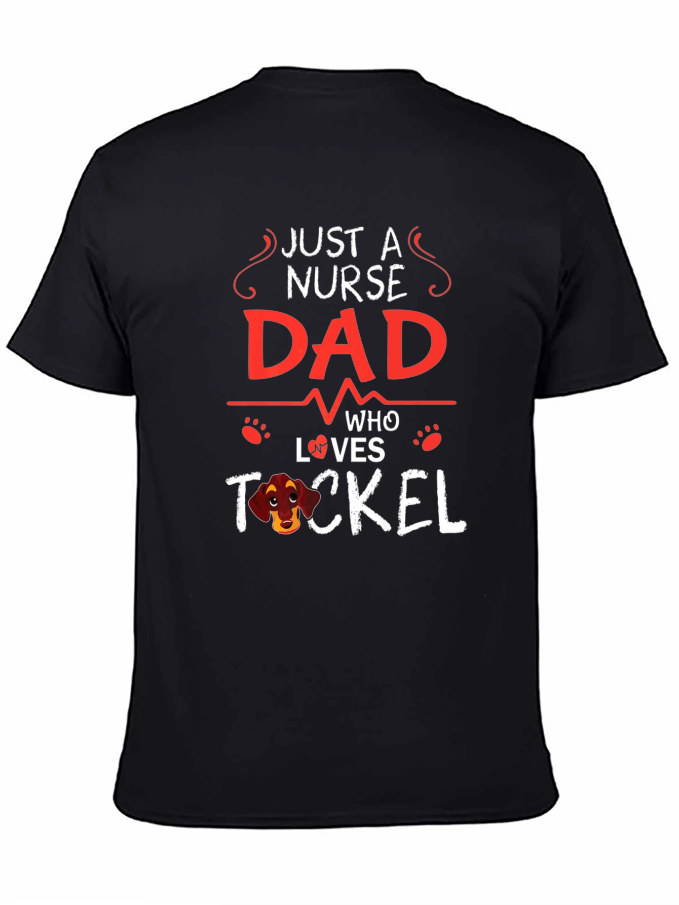 Nurse Dad T-Shirt - Dachshund Lover