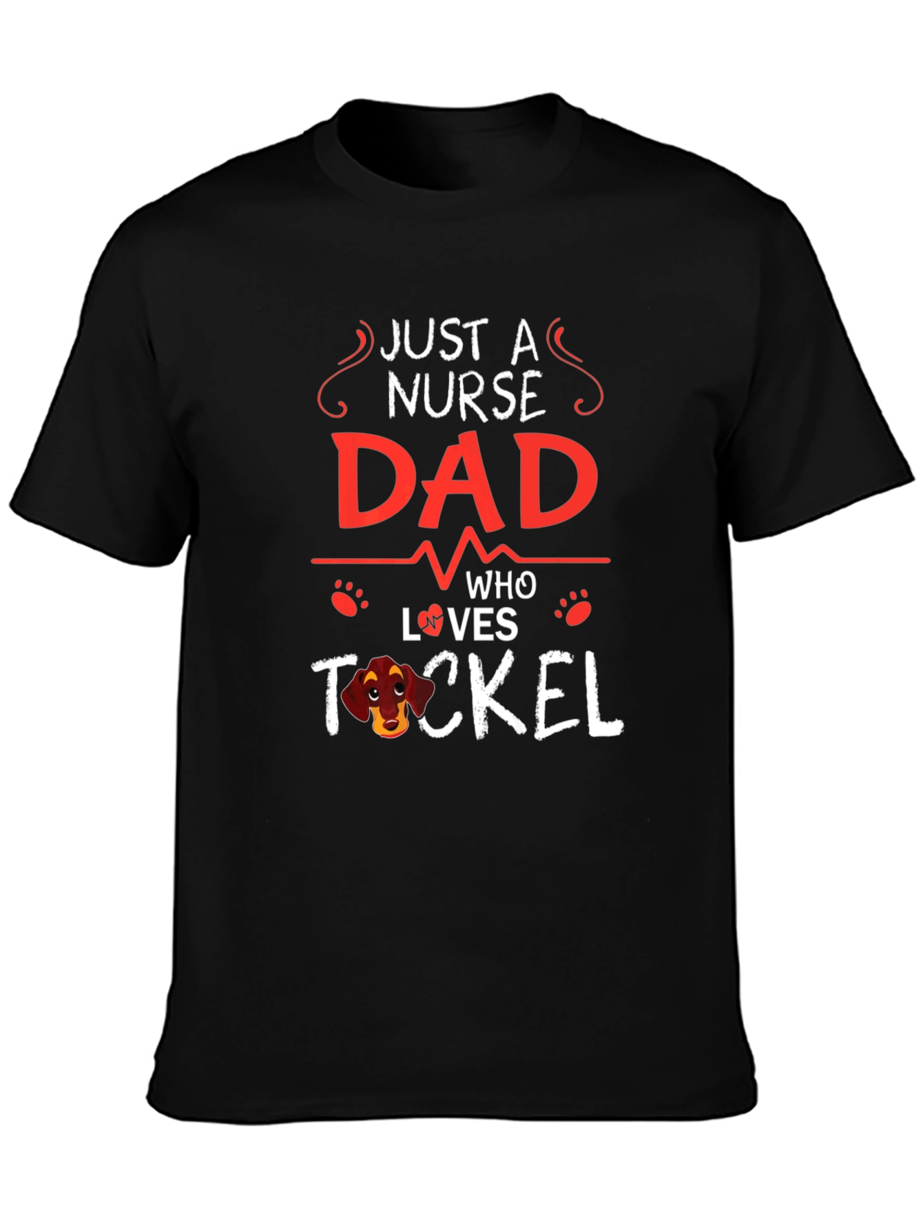 Nurse Dad T-Shirt - Dachshund Lover