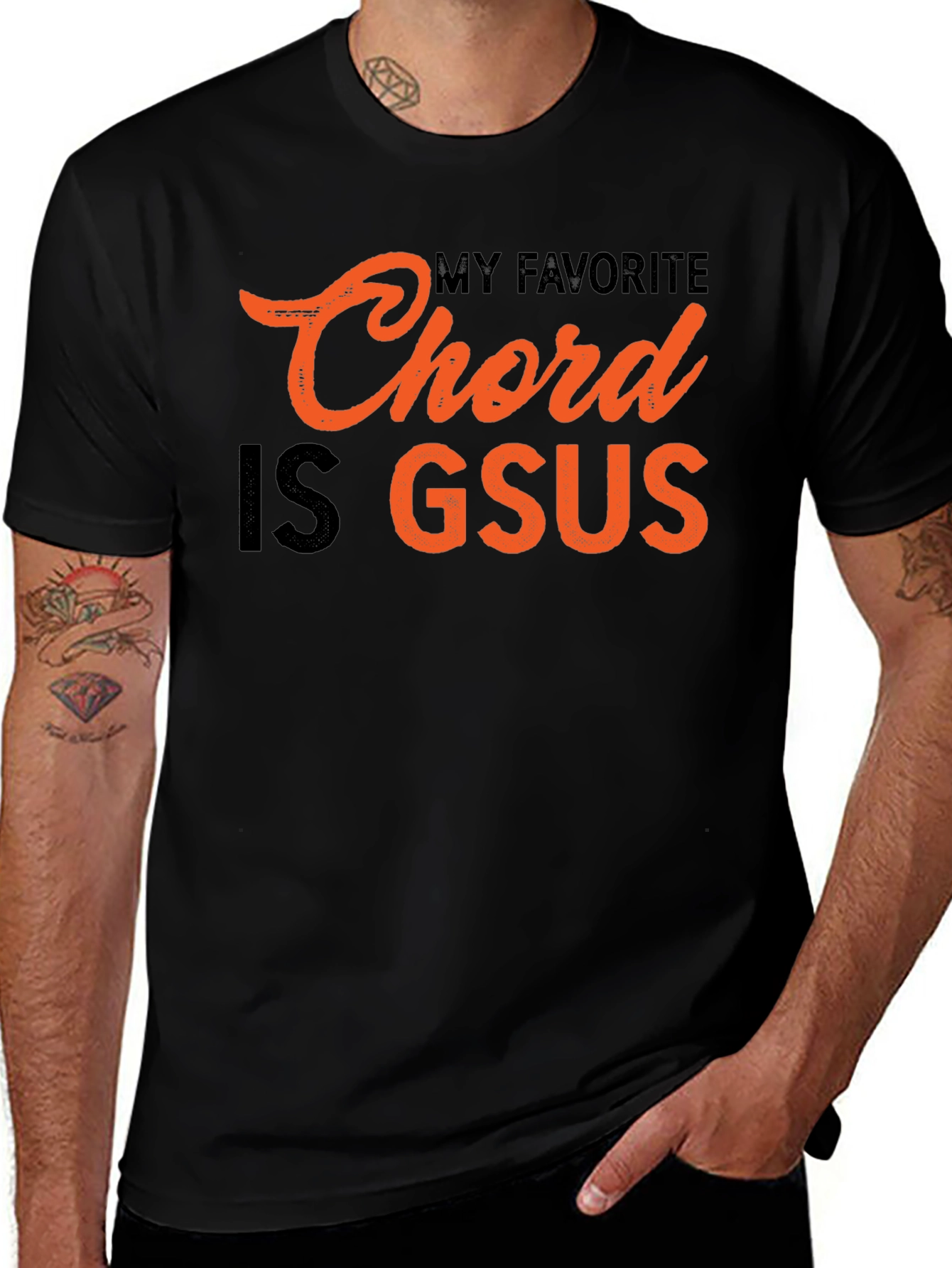 My Favorite Chord Is Gsus Graphic T-Shirt