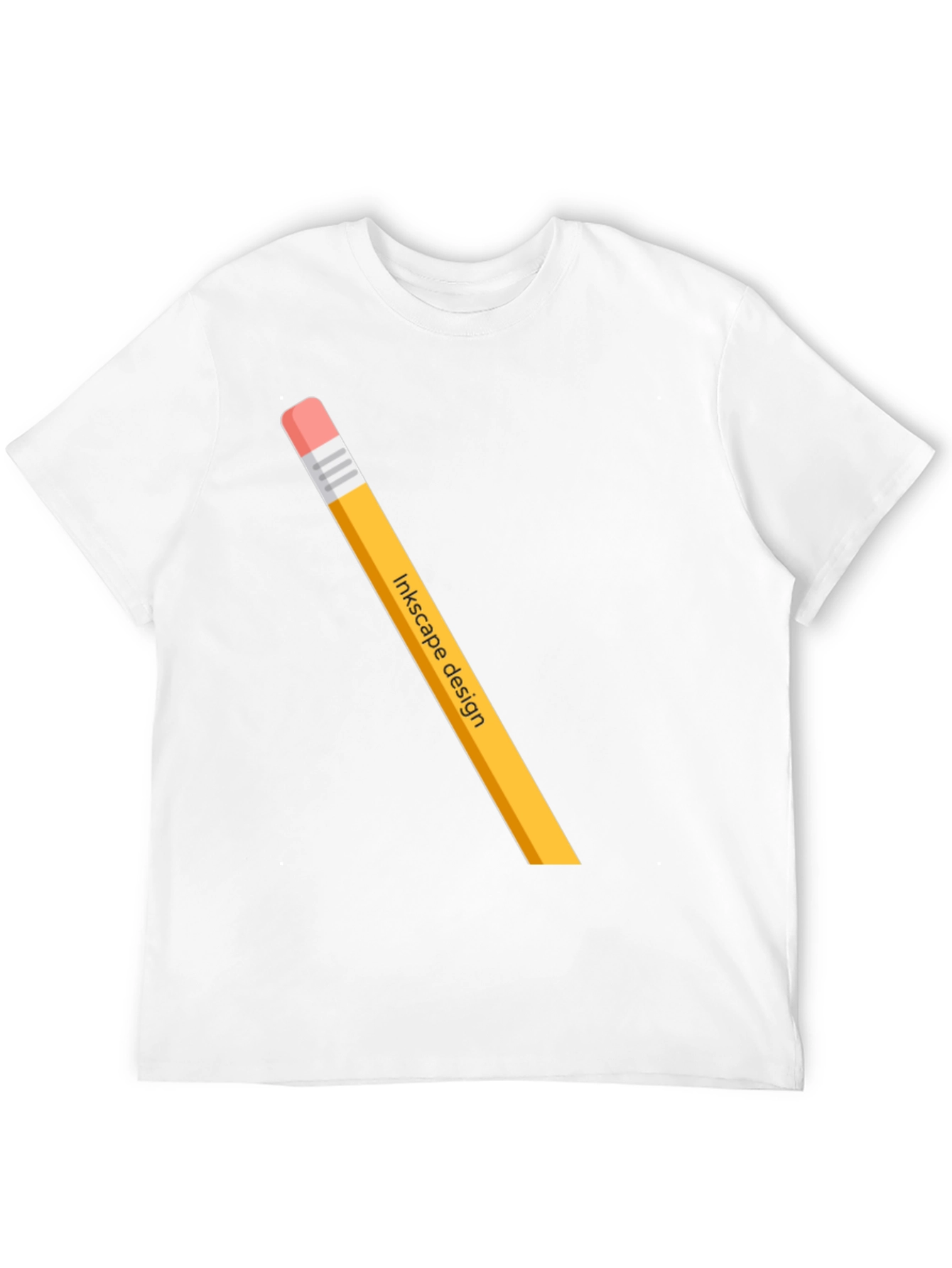 Inkscape Design Pencil Graphic Tee - Black