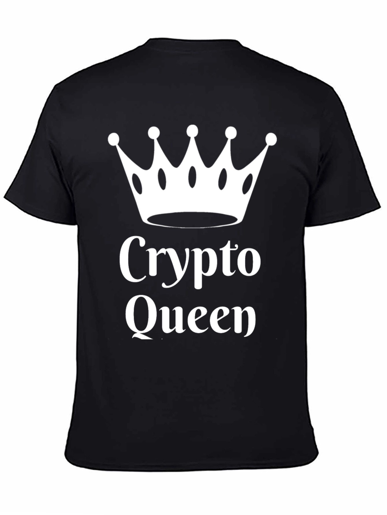Crypto Queen T-Shirt - Black Graphic Tee