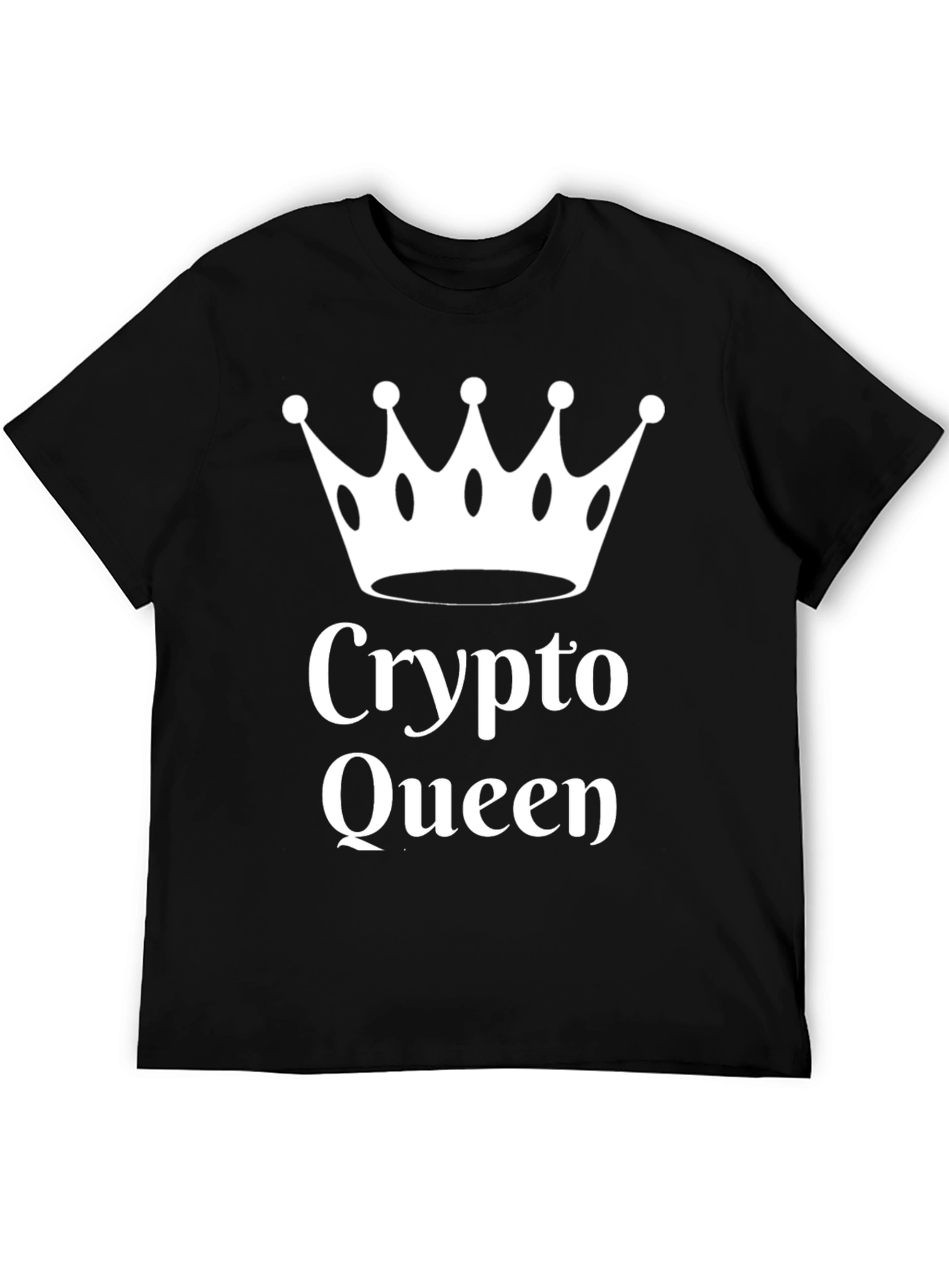 Crypto Queen T-Shirt - Black Graphic Tee
