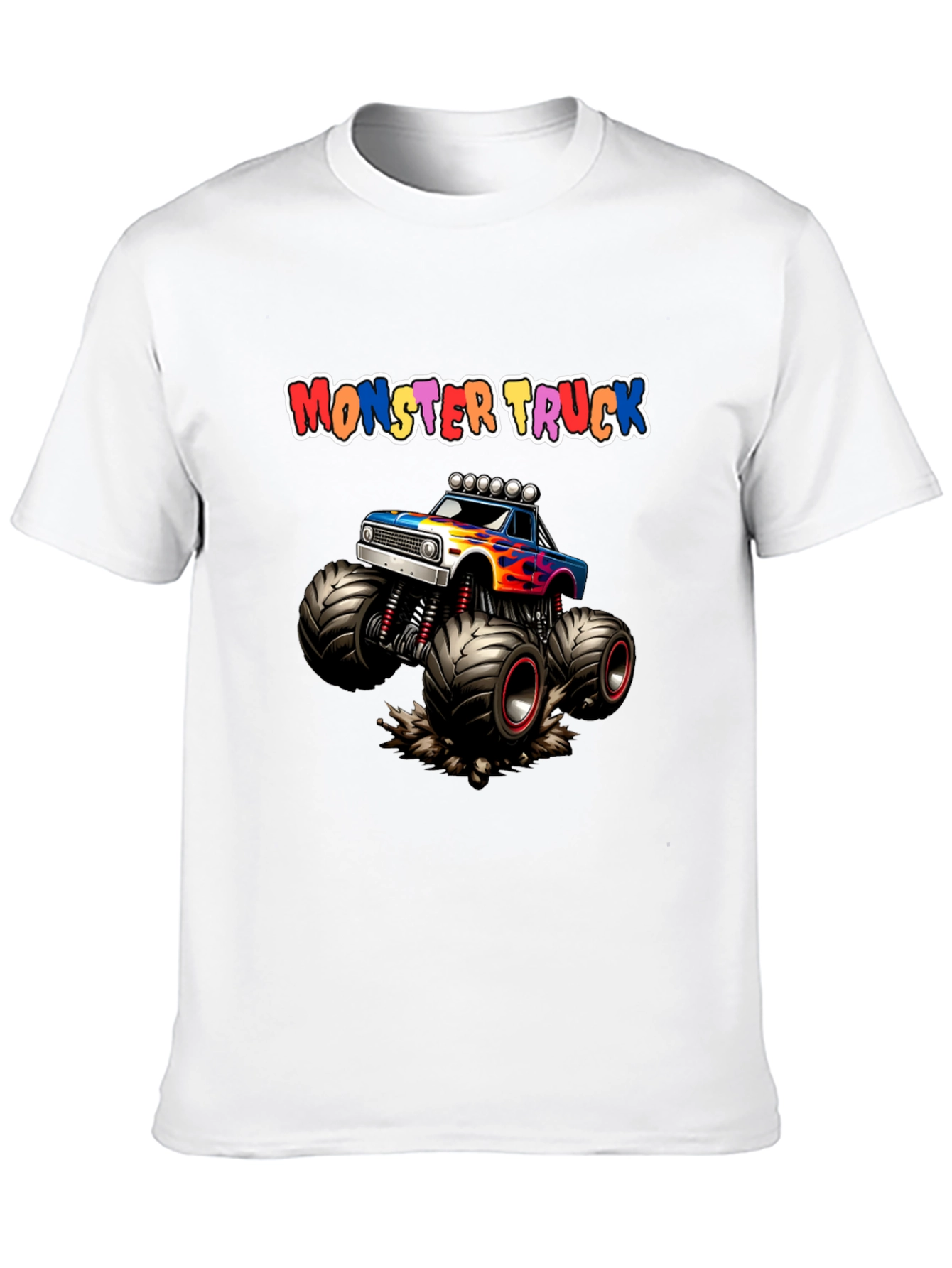 Monster Truck Graphic T-Shirt Cool Kids Design