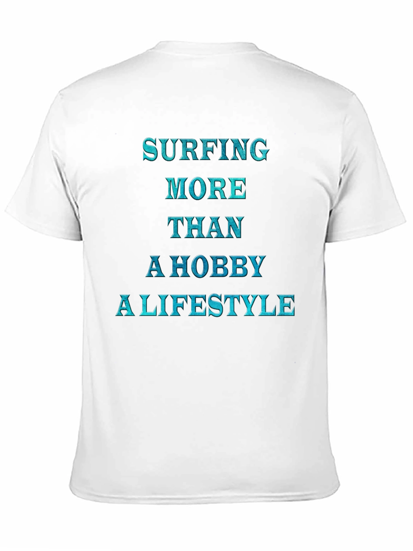 Surfing Lifestyle Graphic Tee - Mens Black T-Shirt