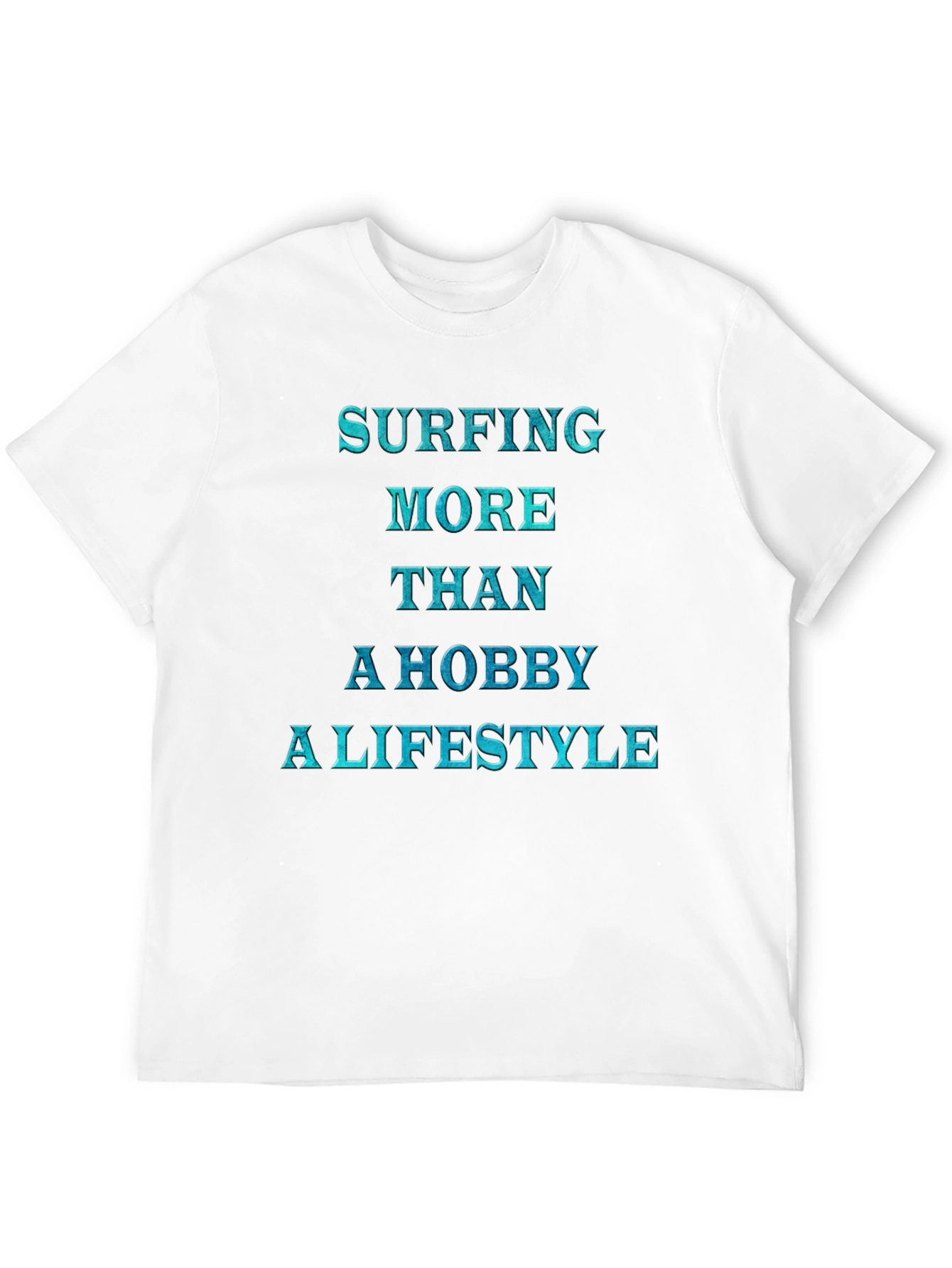 Surfing Lifestyle Graphic Tee - Mens Black T-Shirt