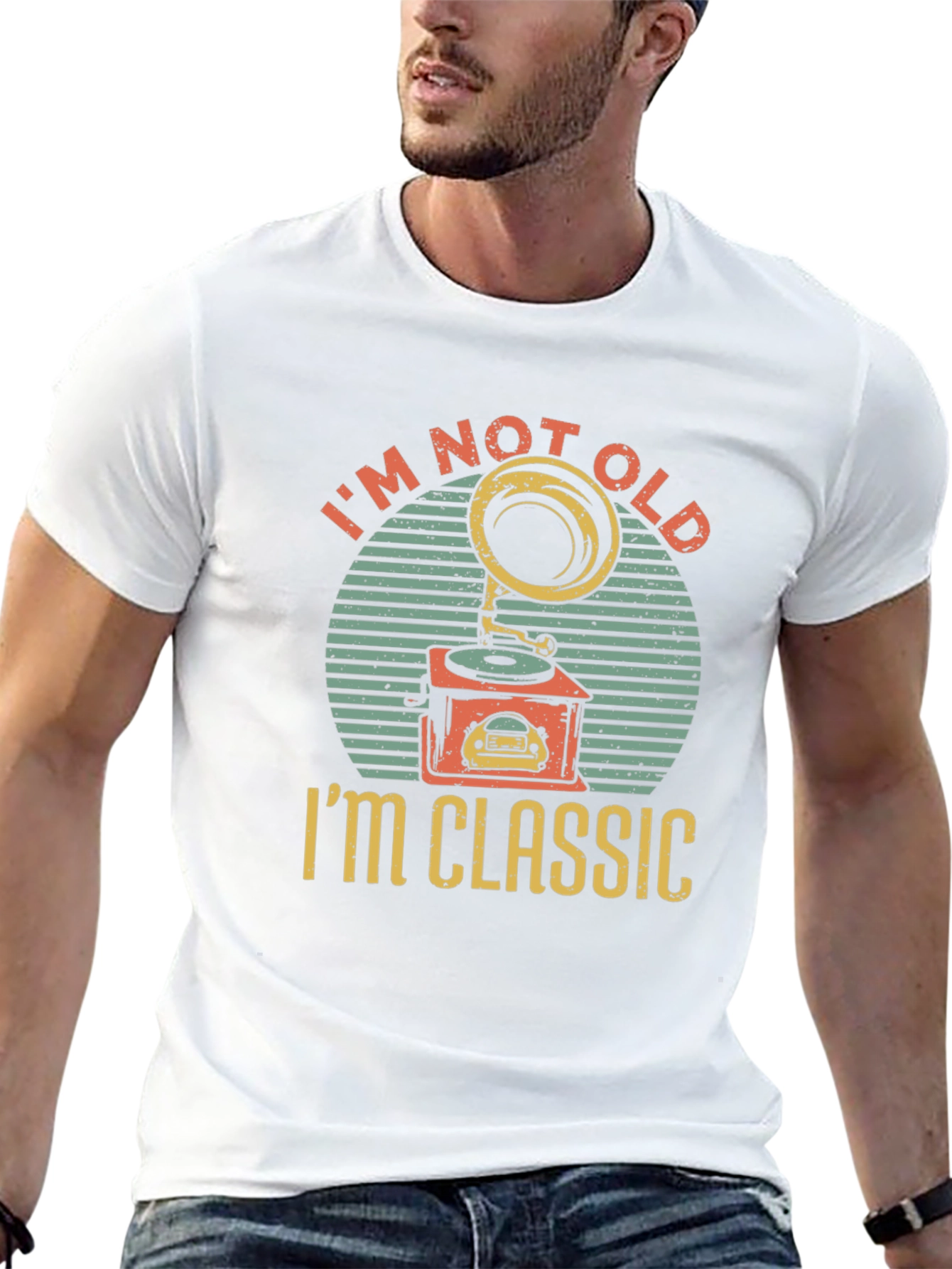 Im Not Old Im Classic Gramophone T-Shirt