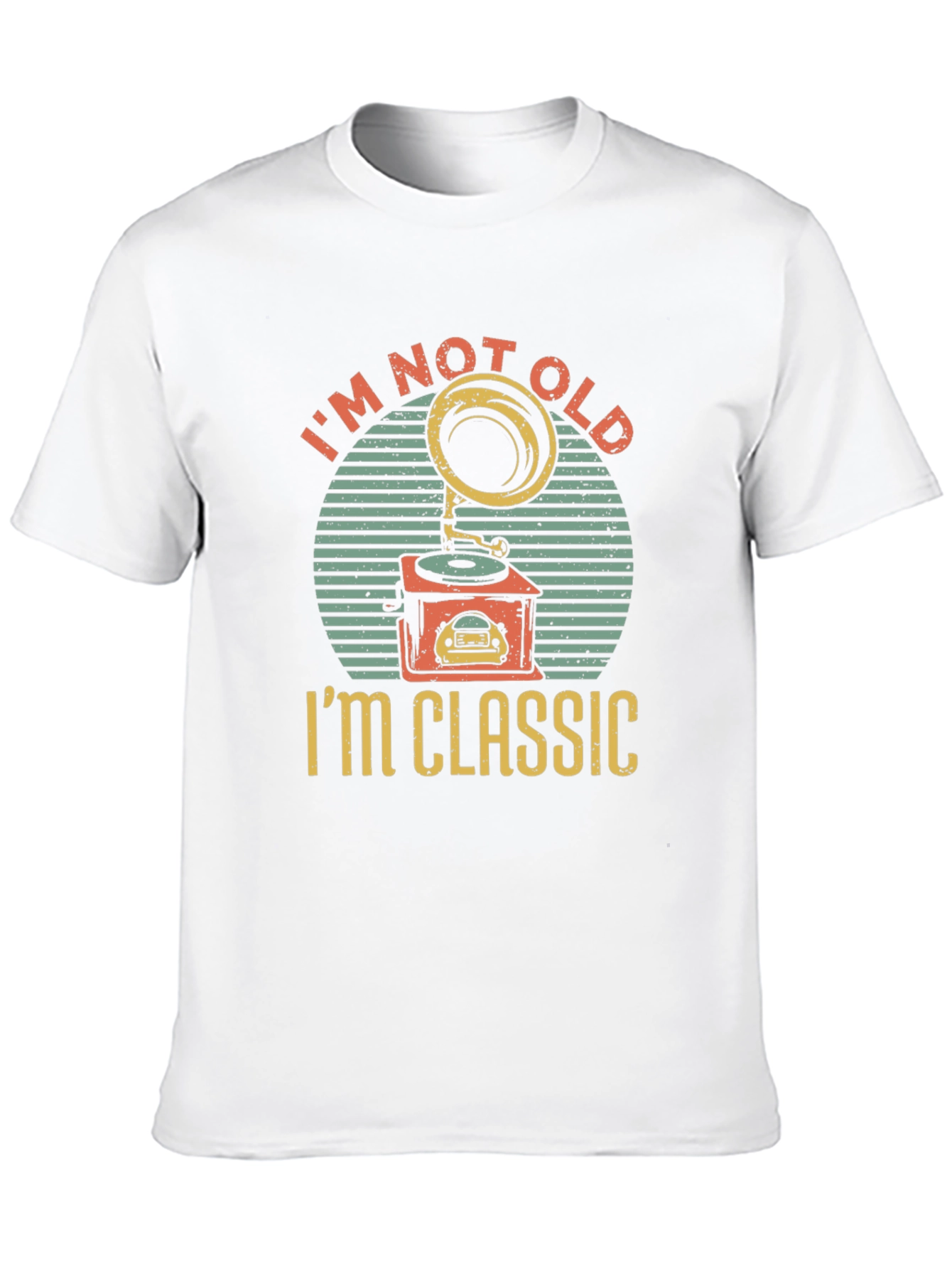 Im Not Old Im Classic Gramophone T-Shirt
