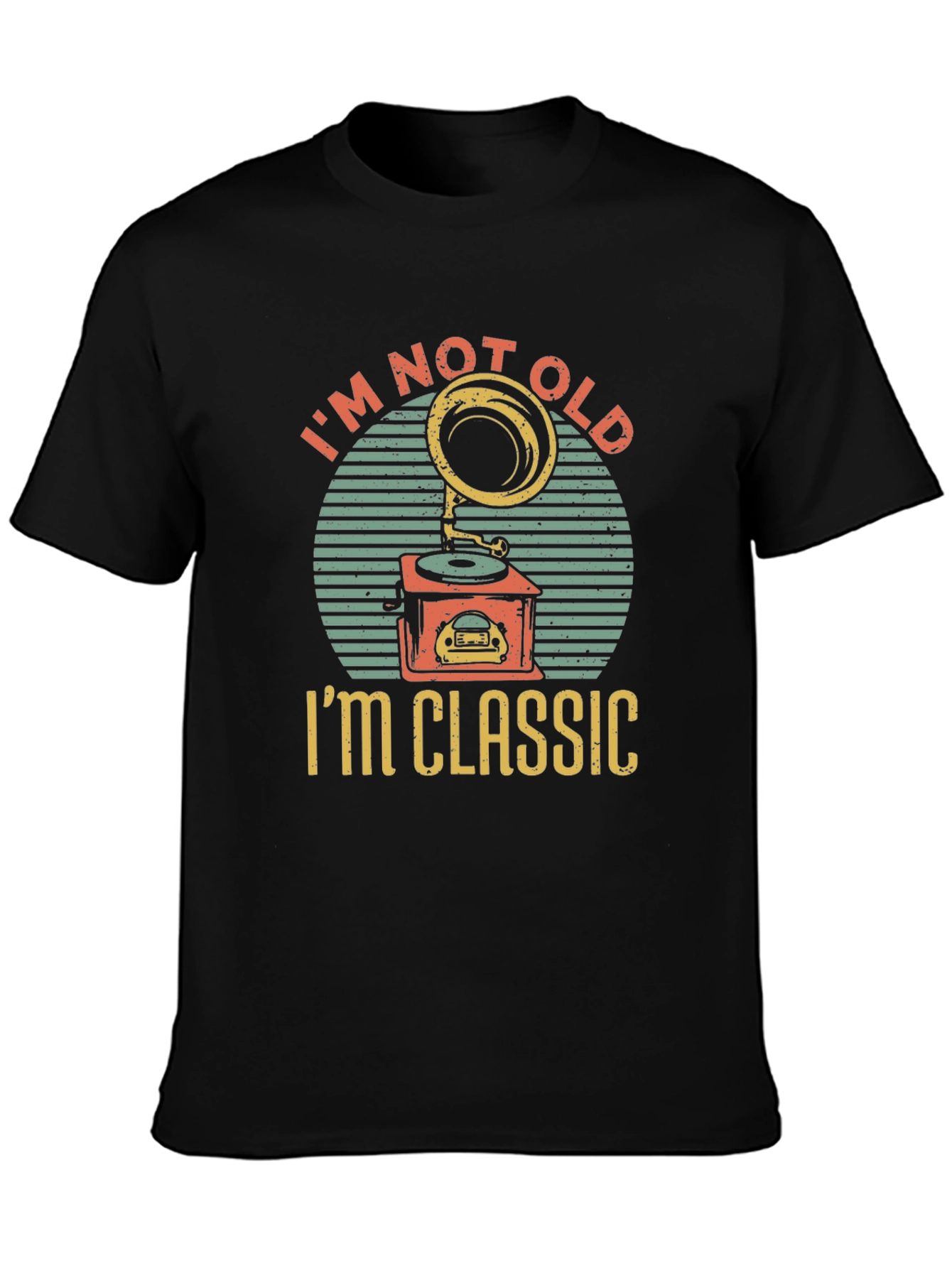 Im Not Old Im Classic Gramophone T-Shirt