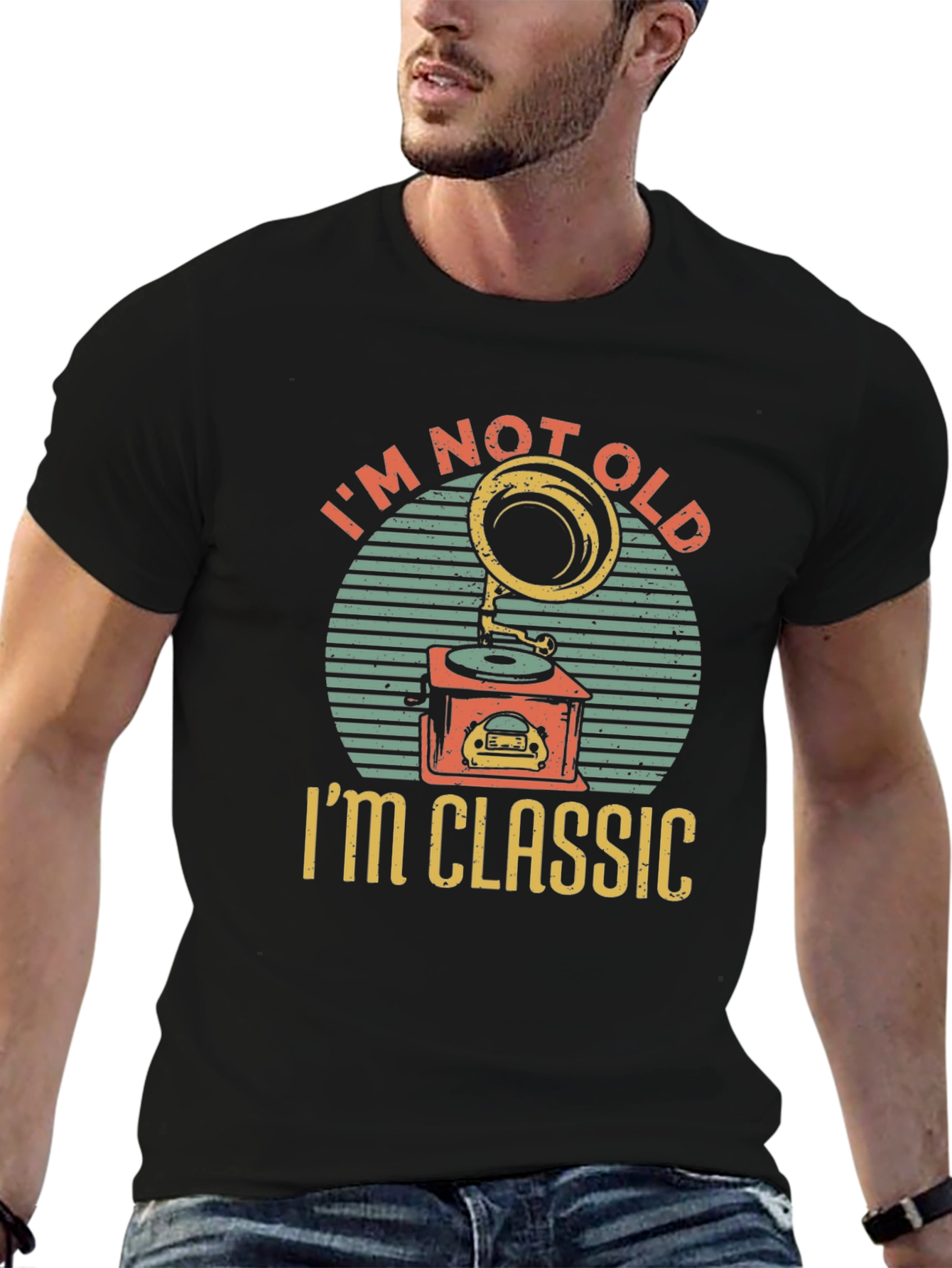 Im Not Old Im Classic Gramophone T-Shirt