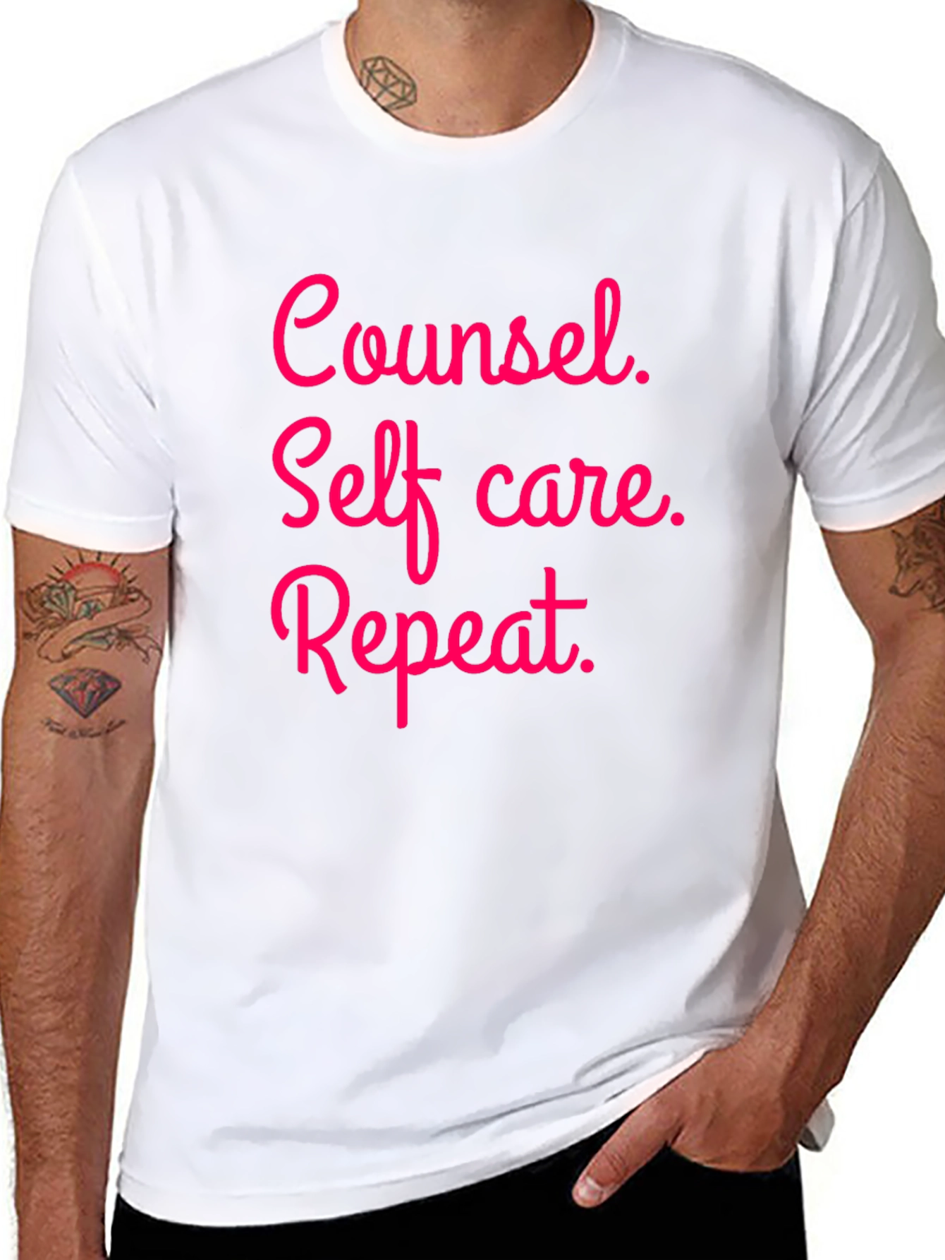 Counsel Self-Care Repeat Graphic Tee