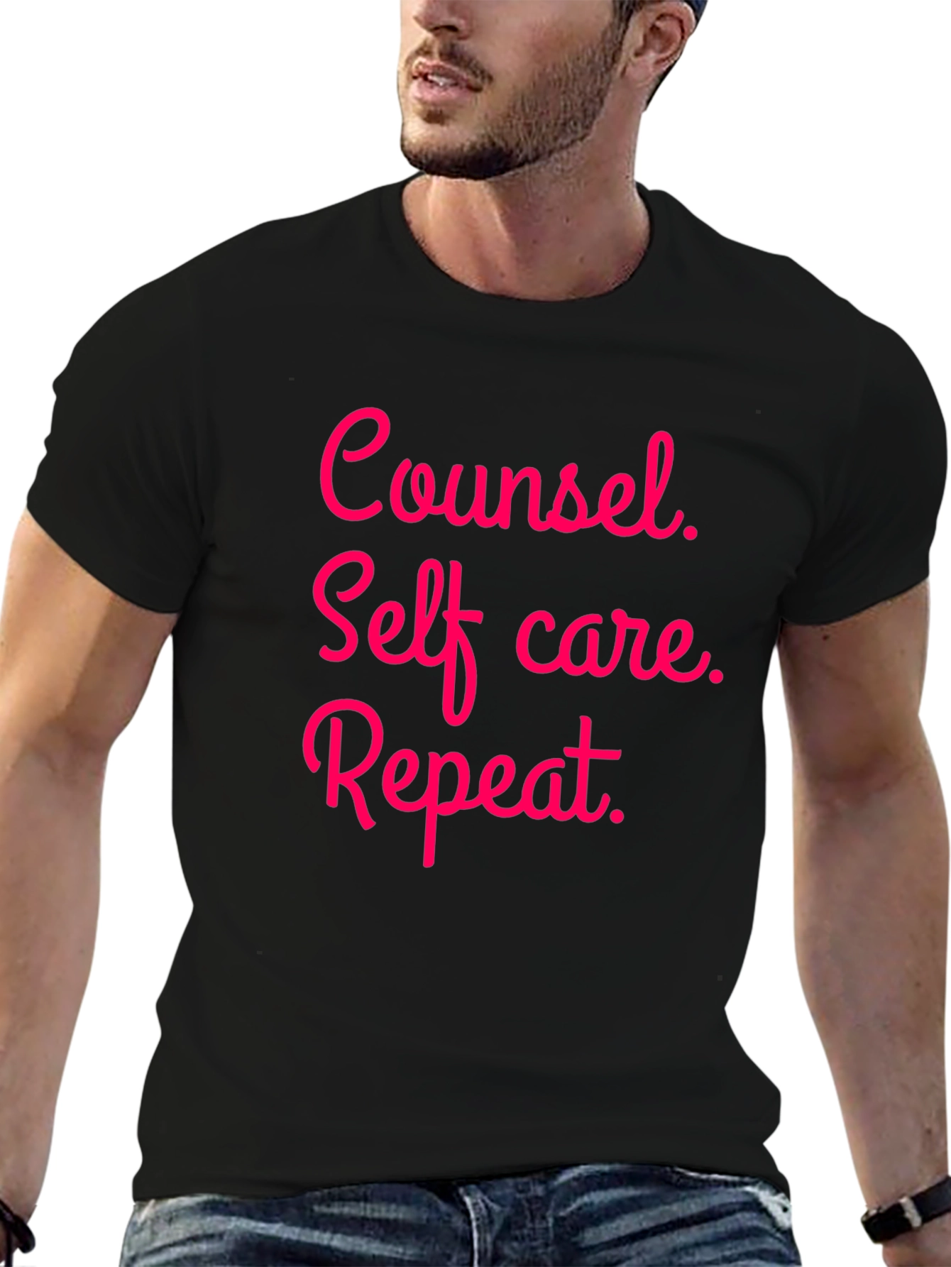 Counsel Self-Care Repeat Graphic Tee
