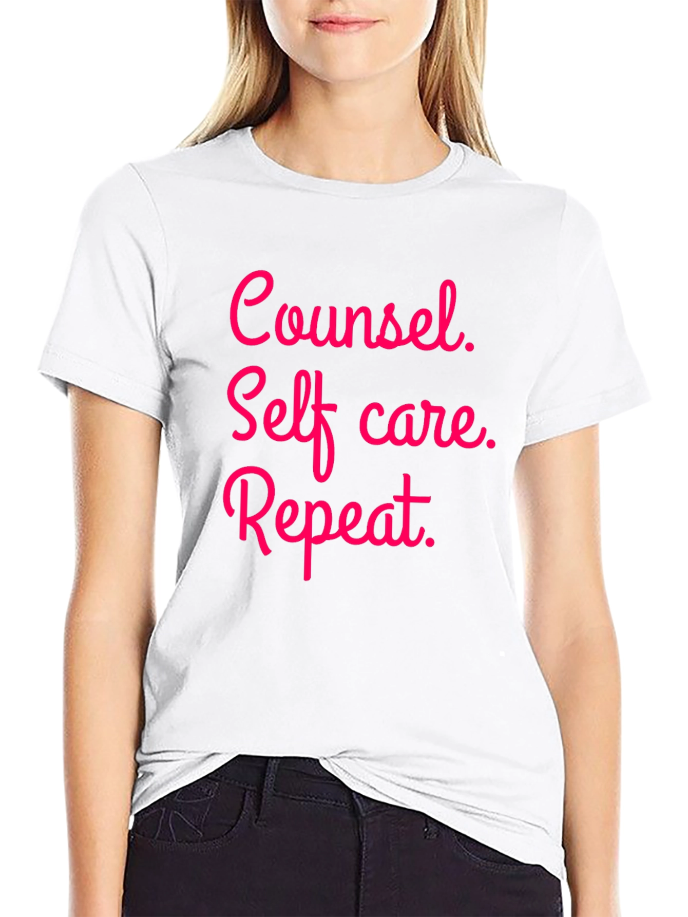 Counsel Self-Care Repeat Graphic Tee