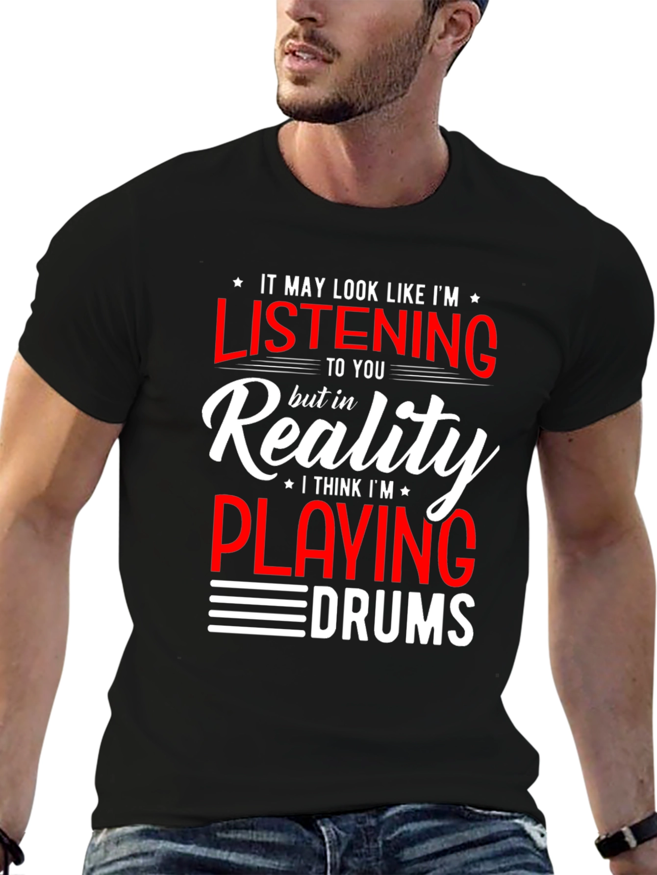 Drummer T-Shirt: Im Playing Drums