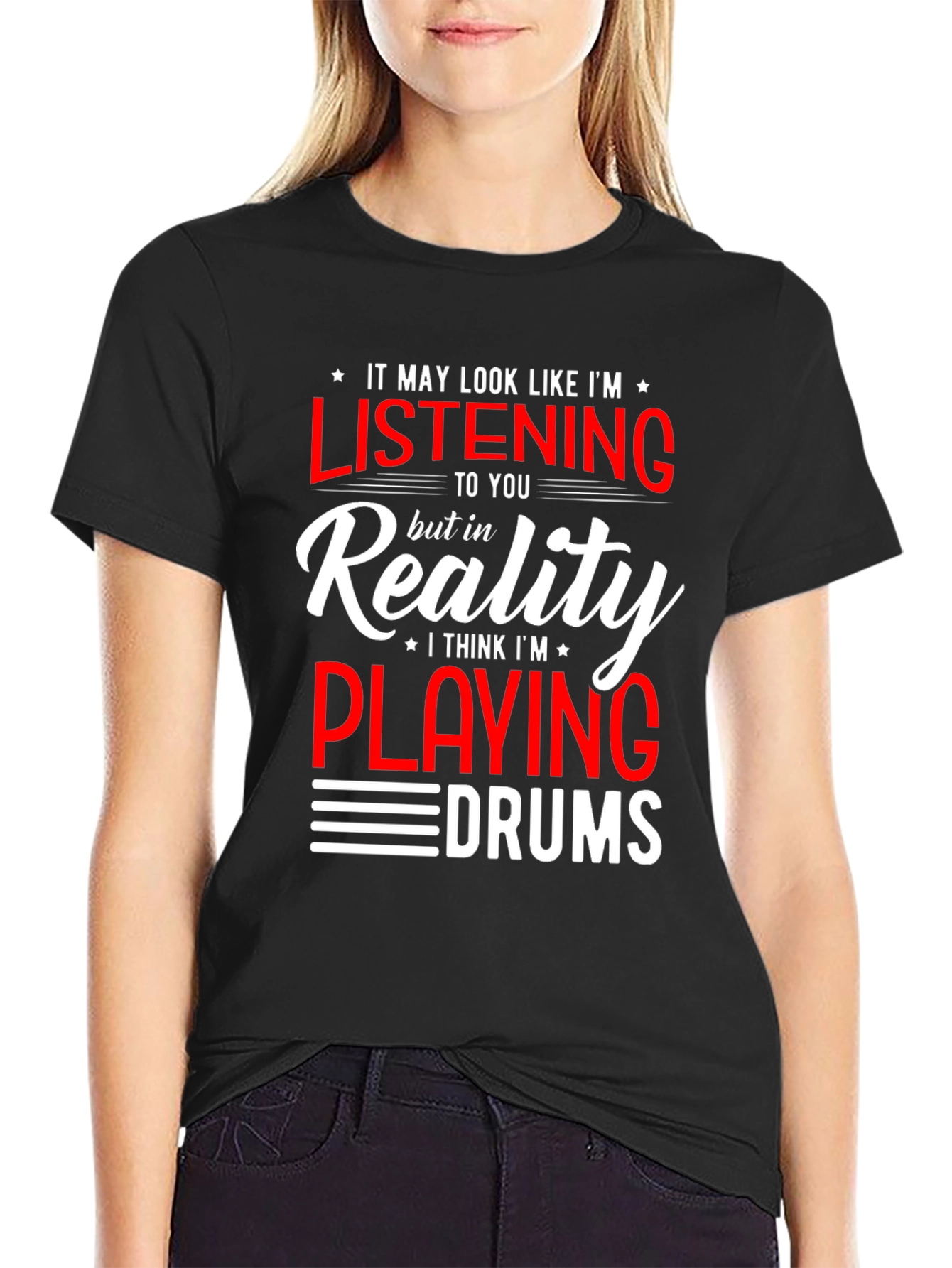 Drummer T-Shirt: Im Playing Drums