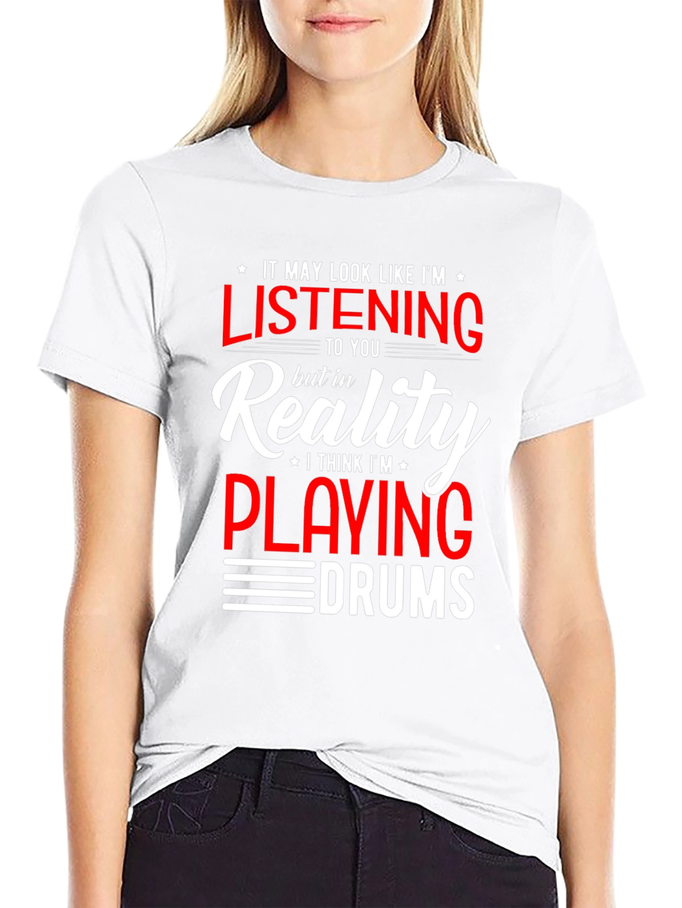 Drummer T-Shirt: Im Playing Drums