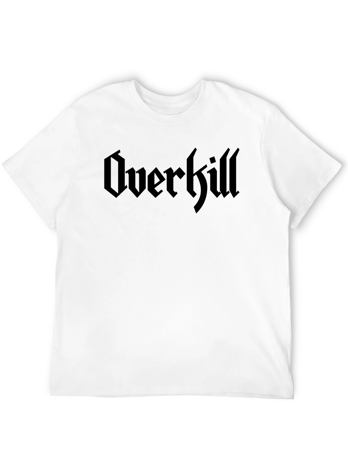 Overkill Band T-Shirt - Black Graphic Tee