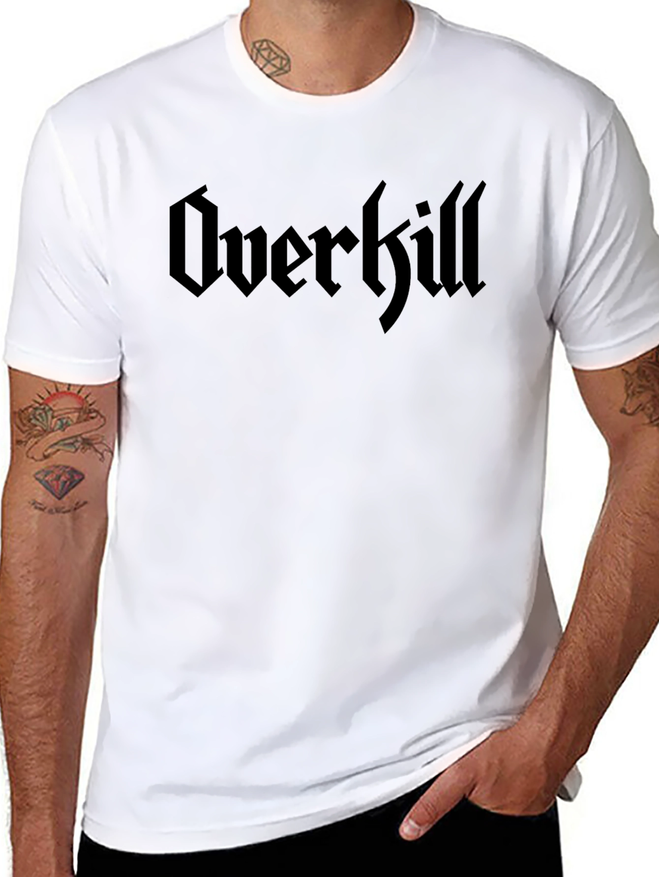 Overkill Band T-Shirt - Black Graphic Tee
