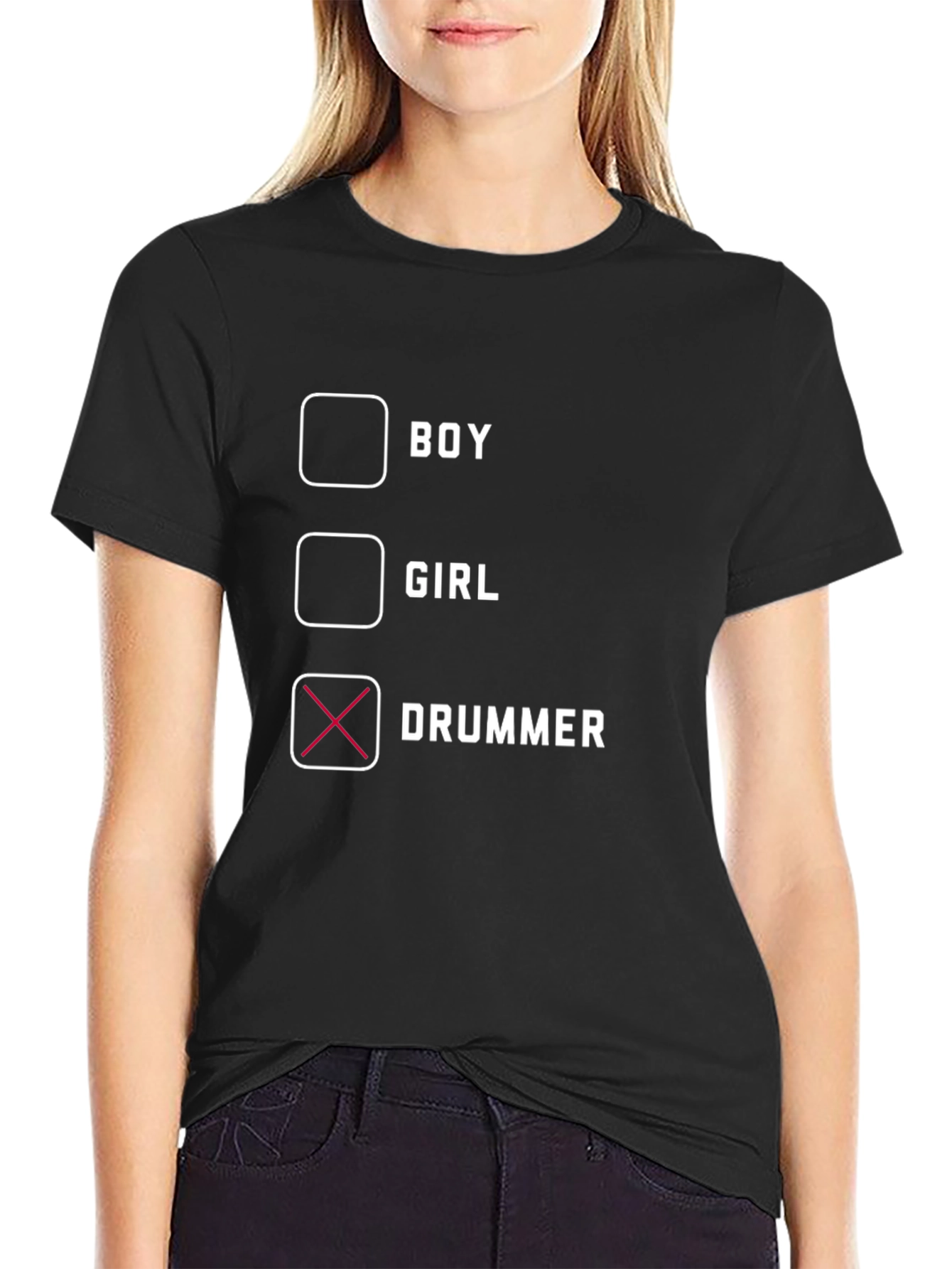 Boy Girl Drummer T-Shirt