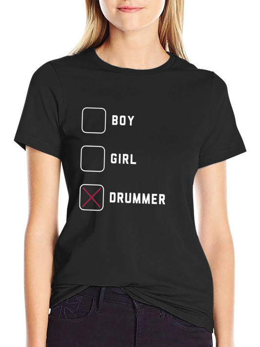 Boy Girl Drummer T-Shirt