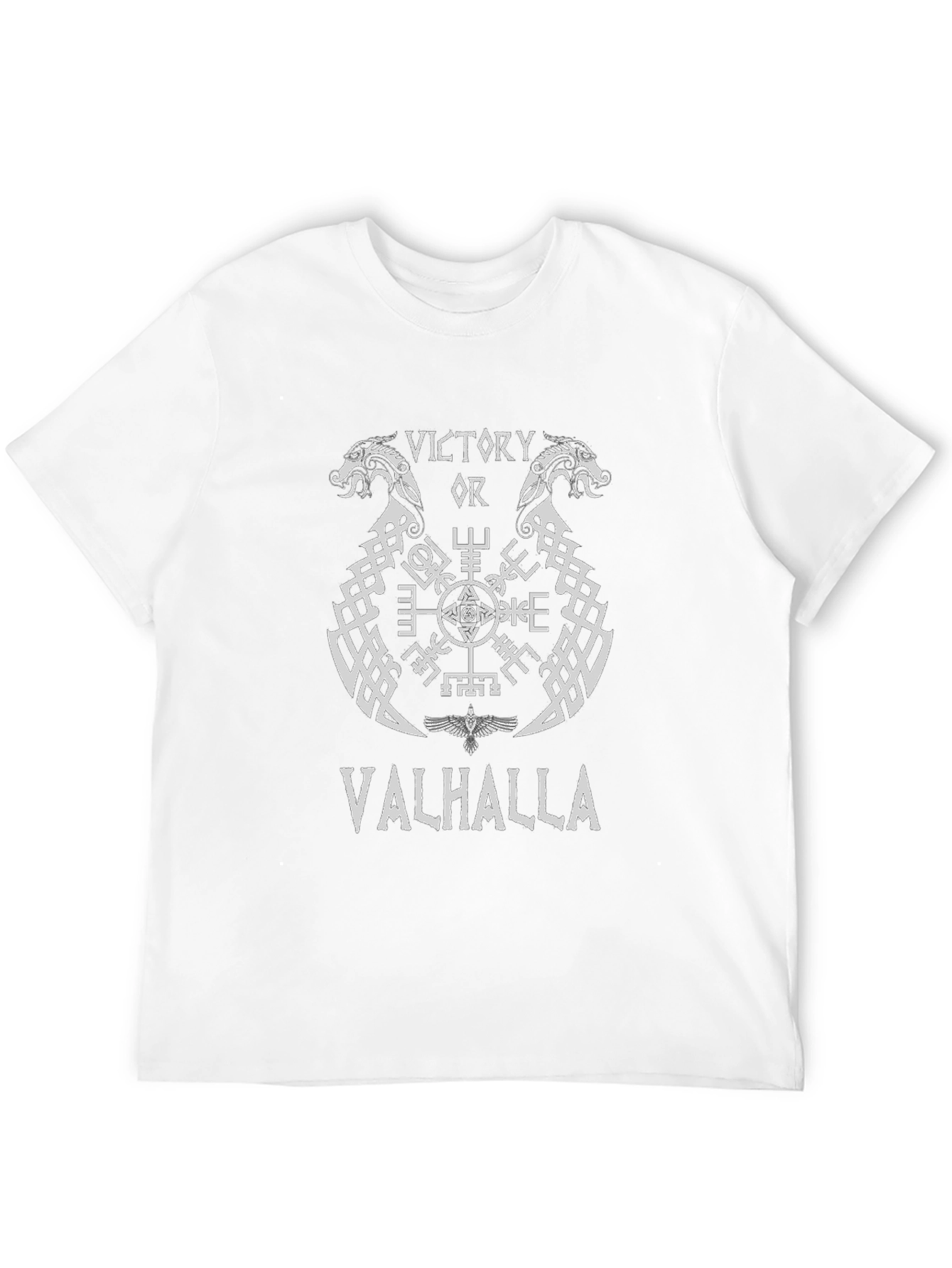 Victory or Valhalla Viking Graphic Tee
