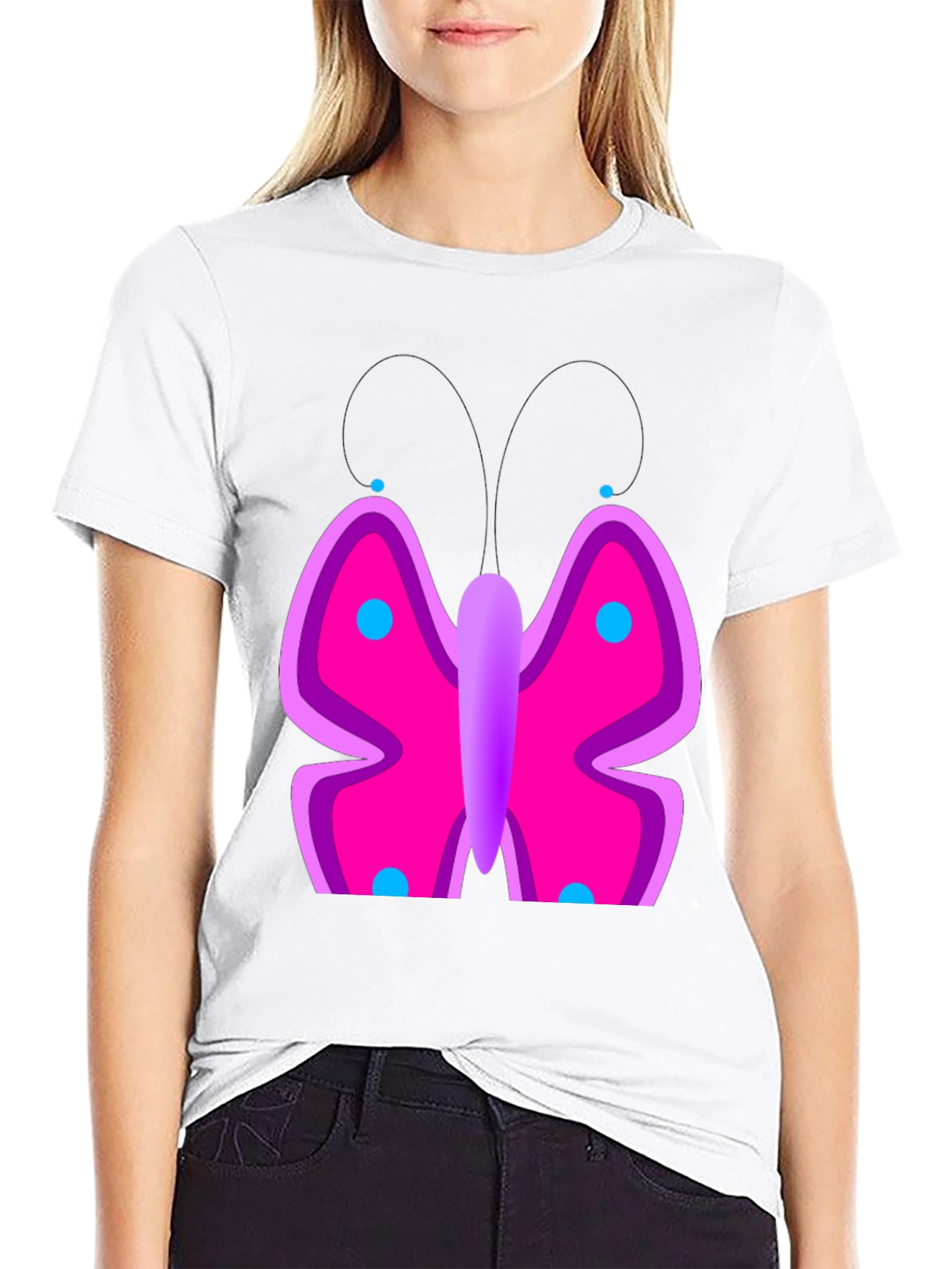 Butterfly Graphic Tee - Fun & Stylish