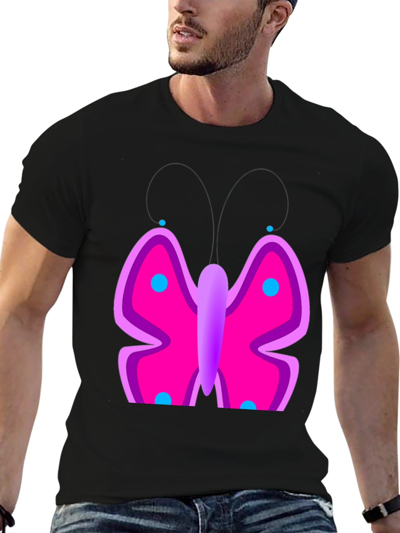Butterfly Graphic Tee - Fun & Stylish