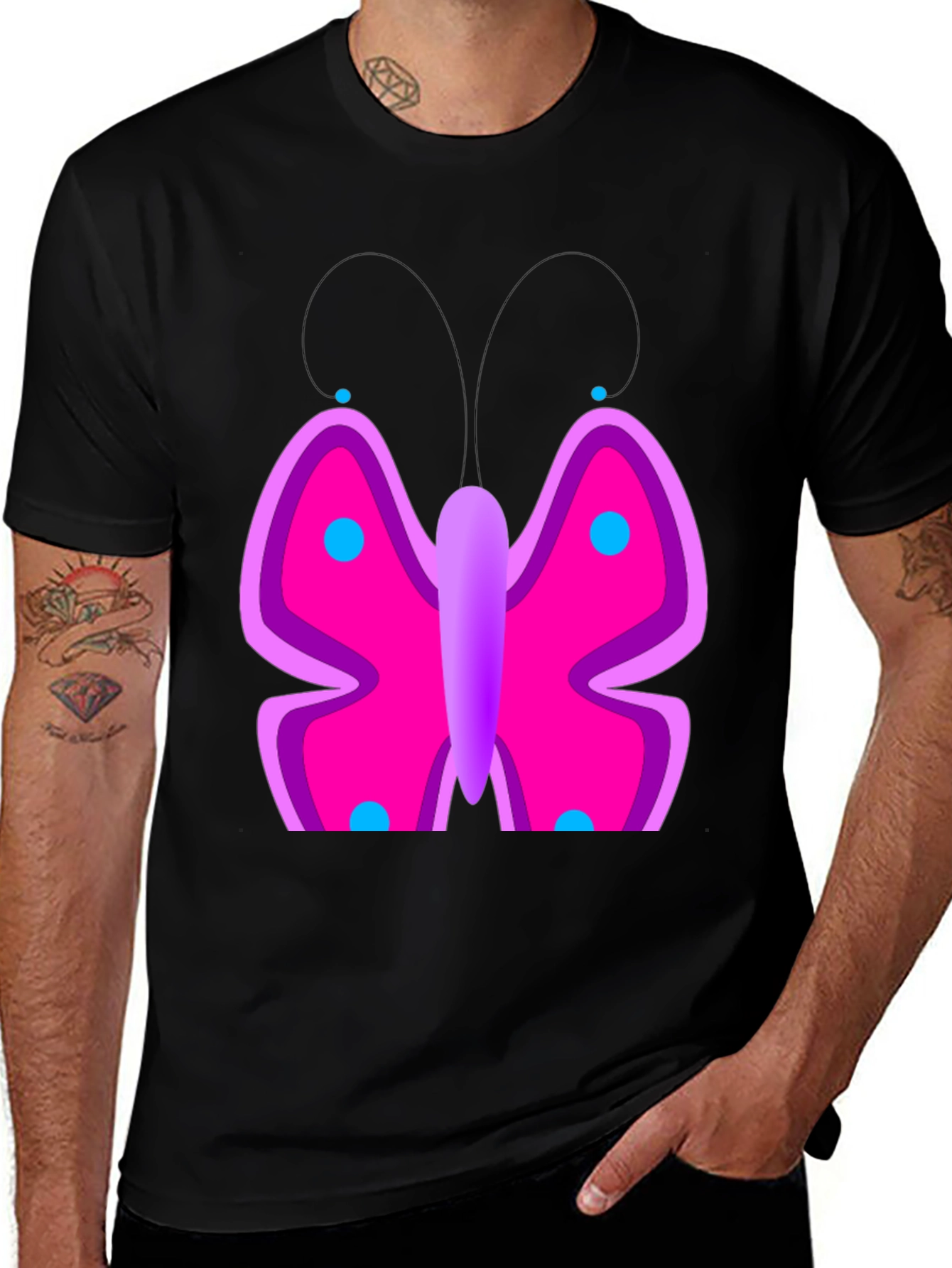 Butterfly Graphic Tee - Fun & Stylish