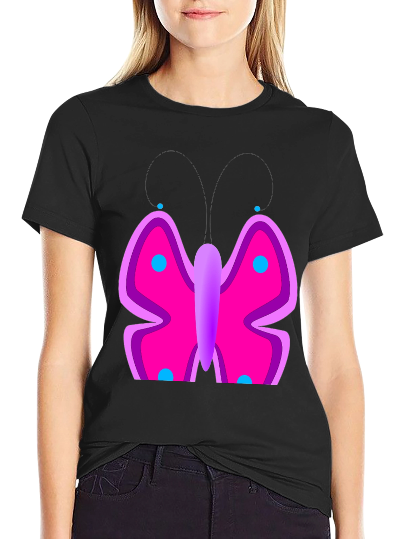 Butterfly Graphic Tee - Fun & Stylish