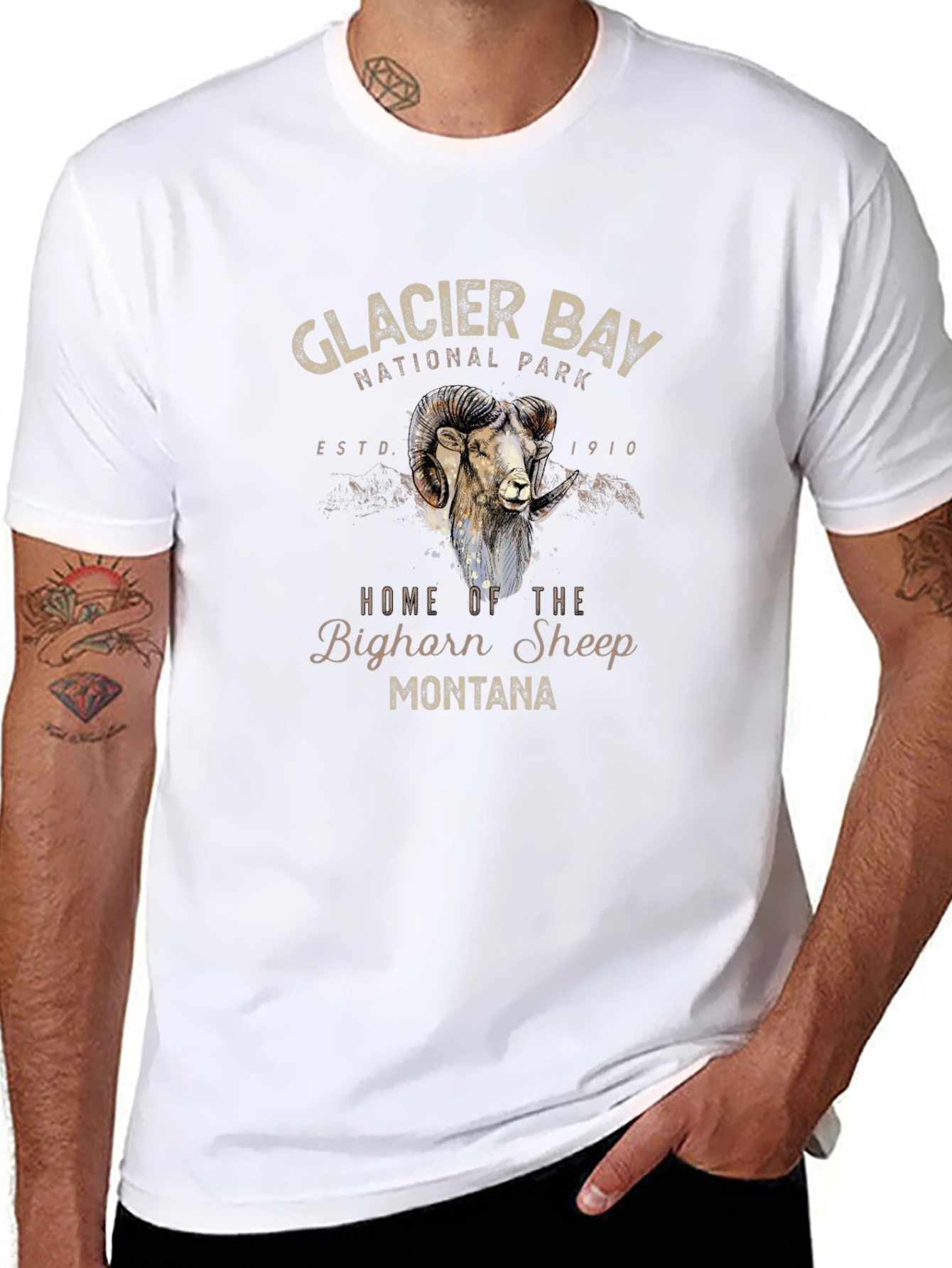 Glacier Bay National Park Bighorn Sheep T-Shirt