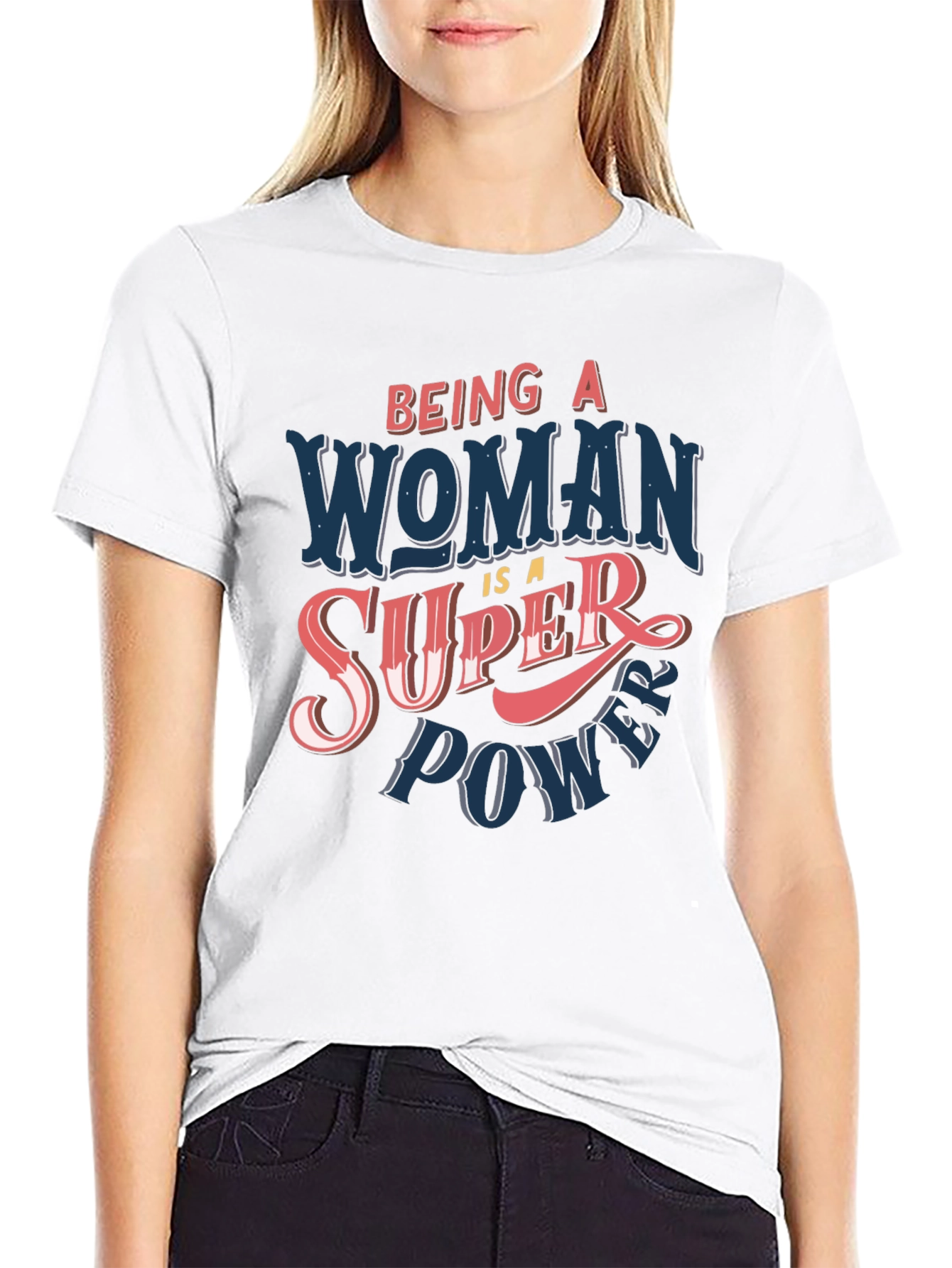 Feminist Super Power Graphic Tee