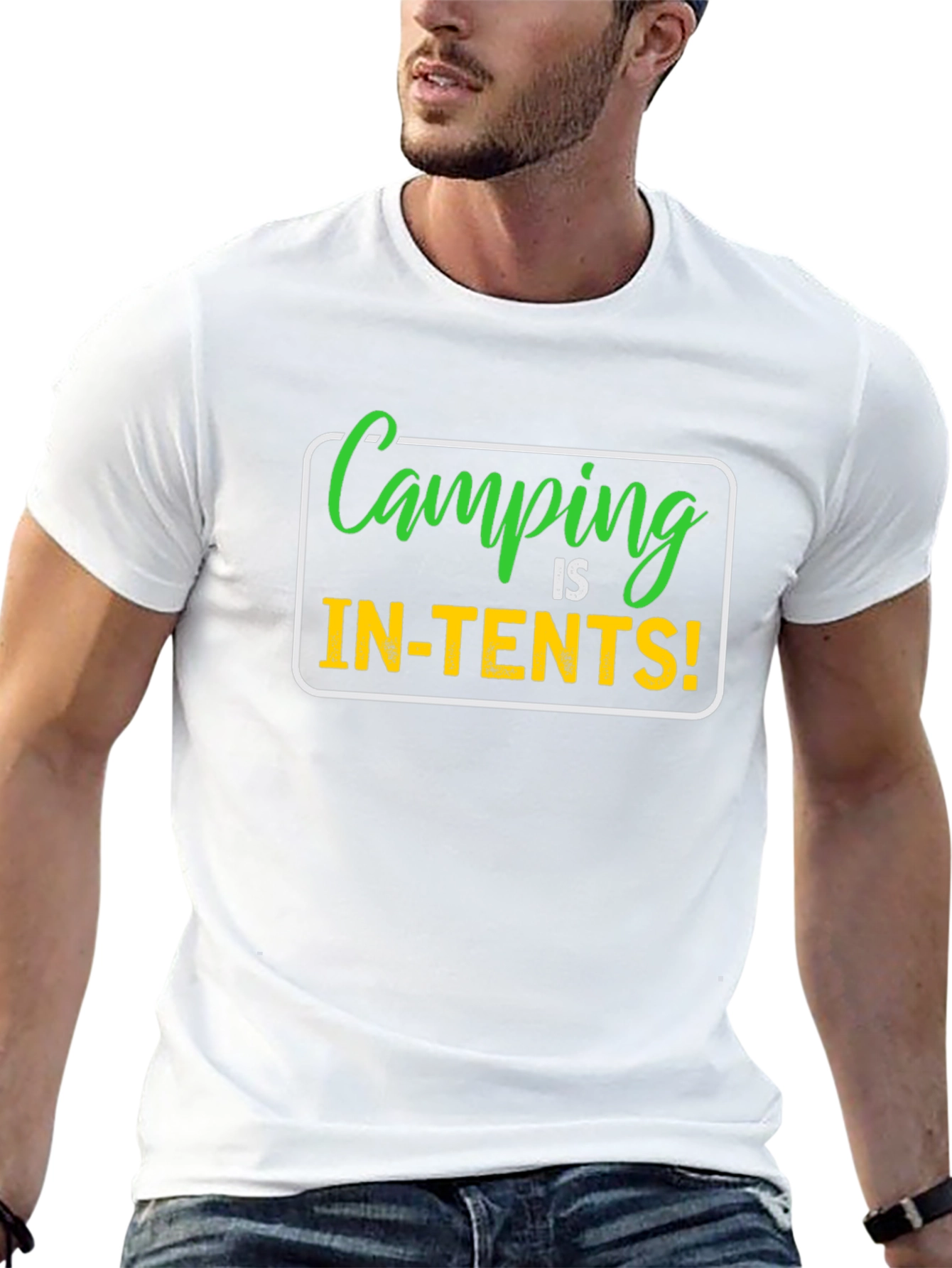 Camping Is In-Tents! Graphic T-Shirt