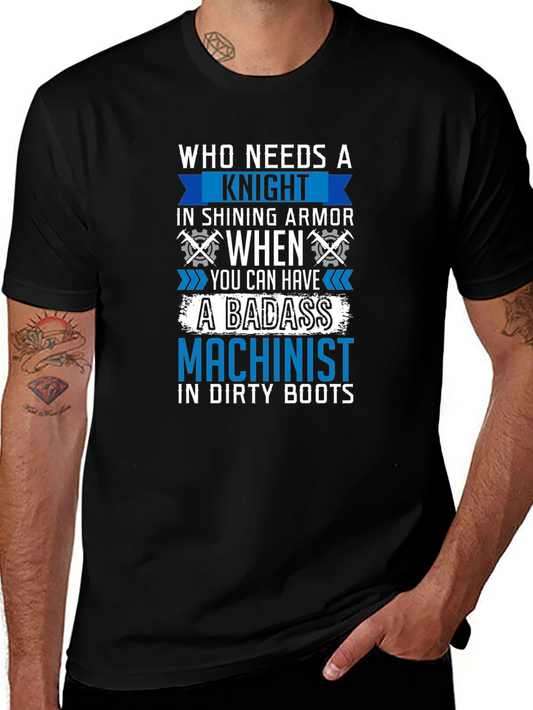 Badass Machinist T-Shirt - Funny Gift for Machinists