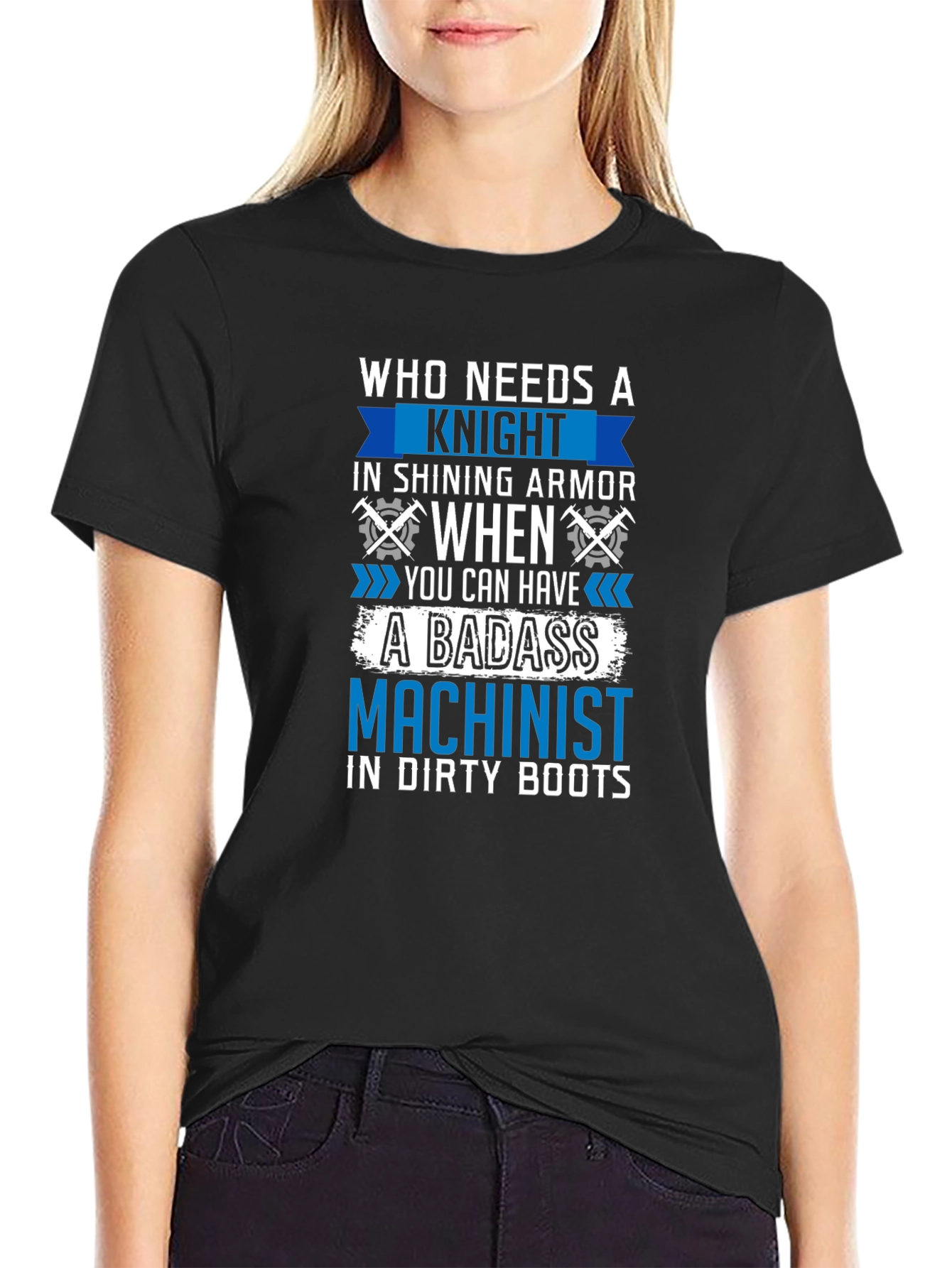 Badass Machinist T-Shirt - Funny Gift for Machinists
