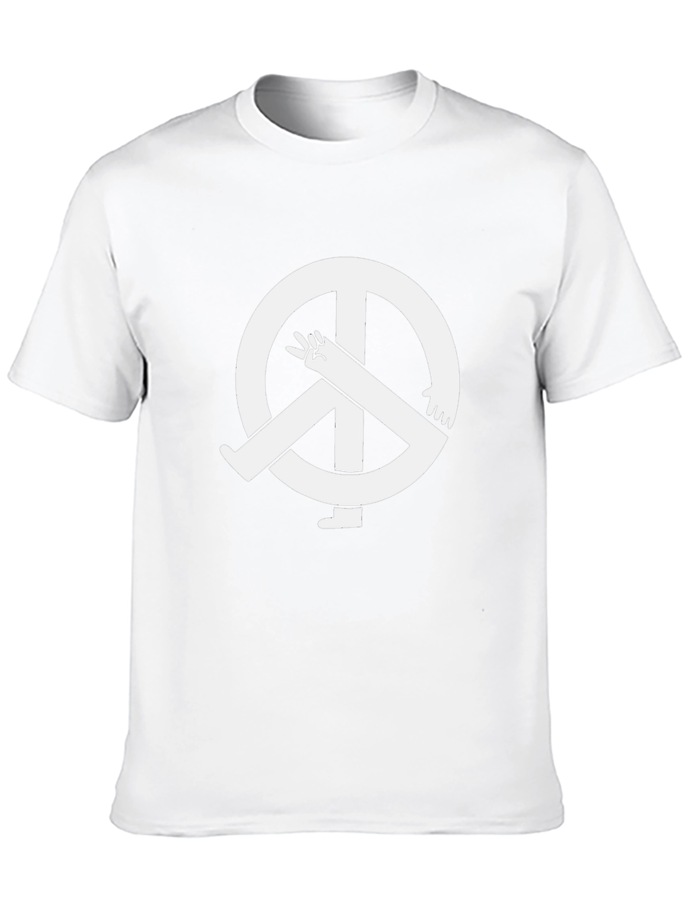 Peace Sign Graphic Tee - Cool Casual Style